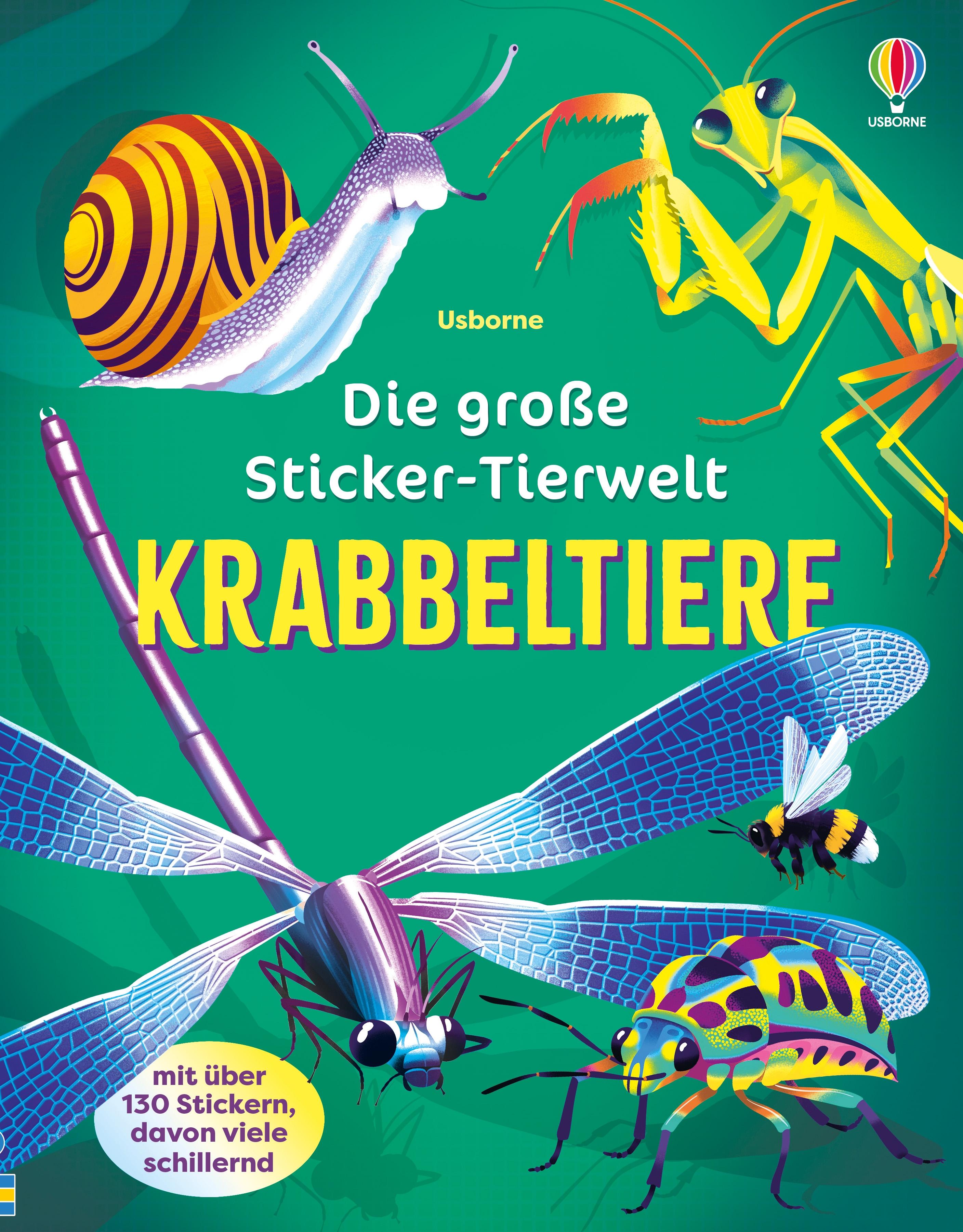 Vorderes Coverbild Die große Sticker-Tierwelt: Krabbeltiere