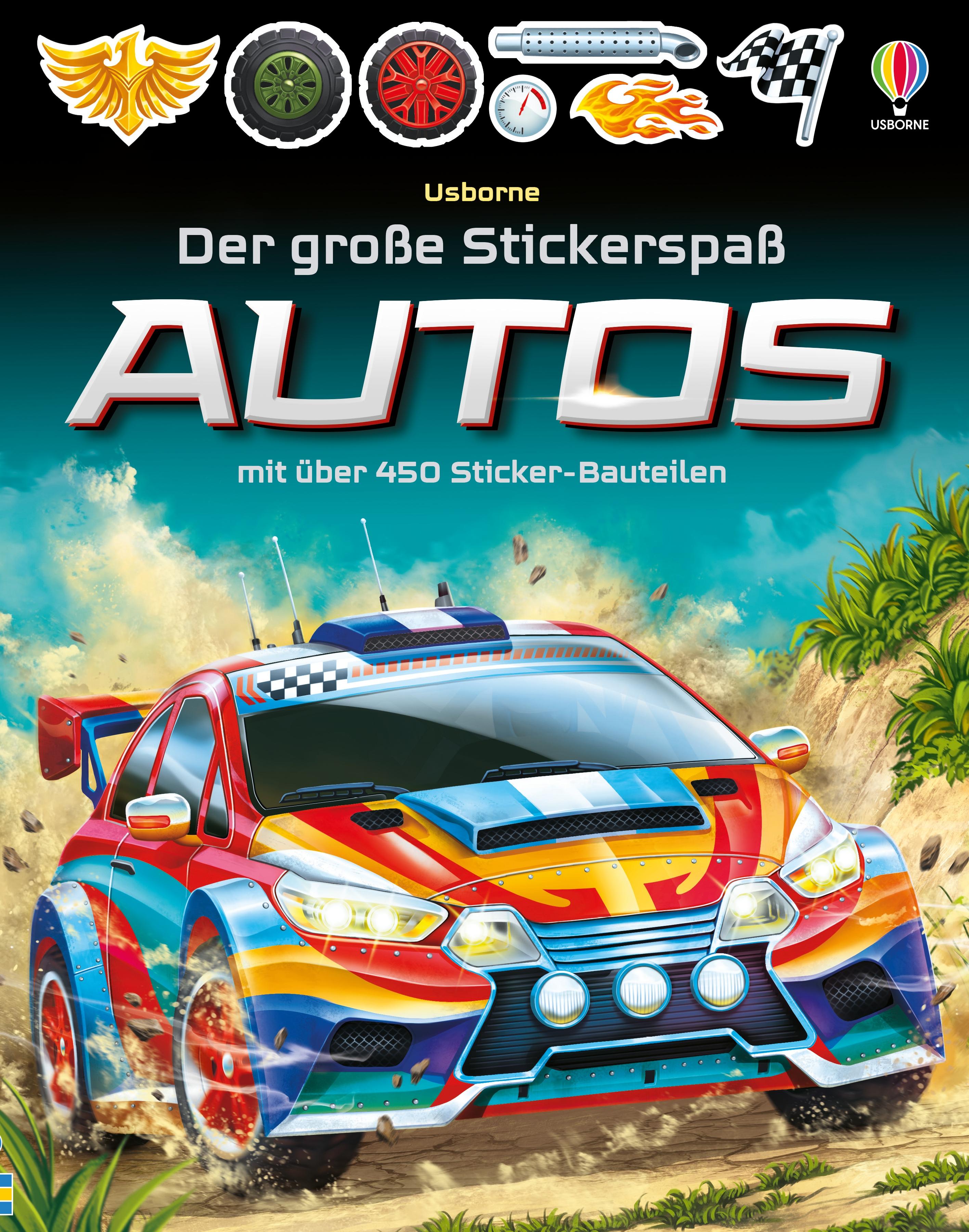 Vorderes Coverbild Der große Stickerspaß: Autos