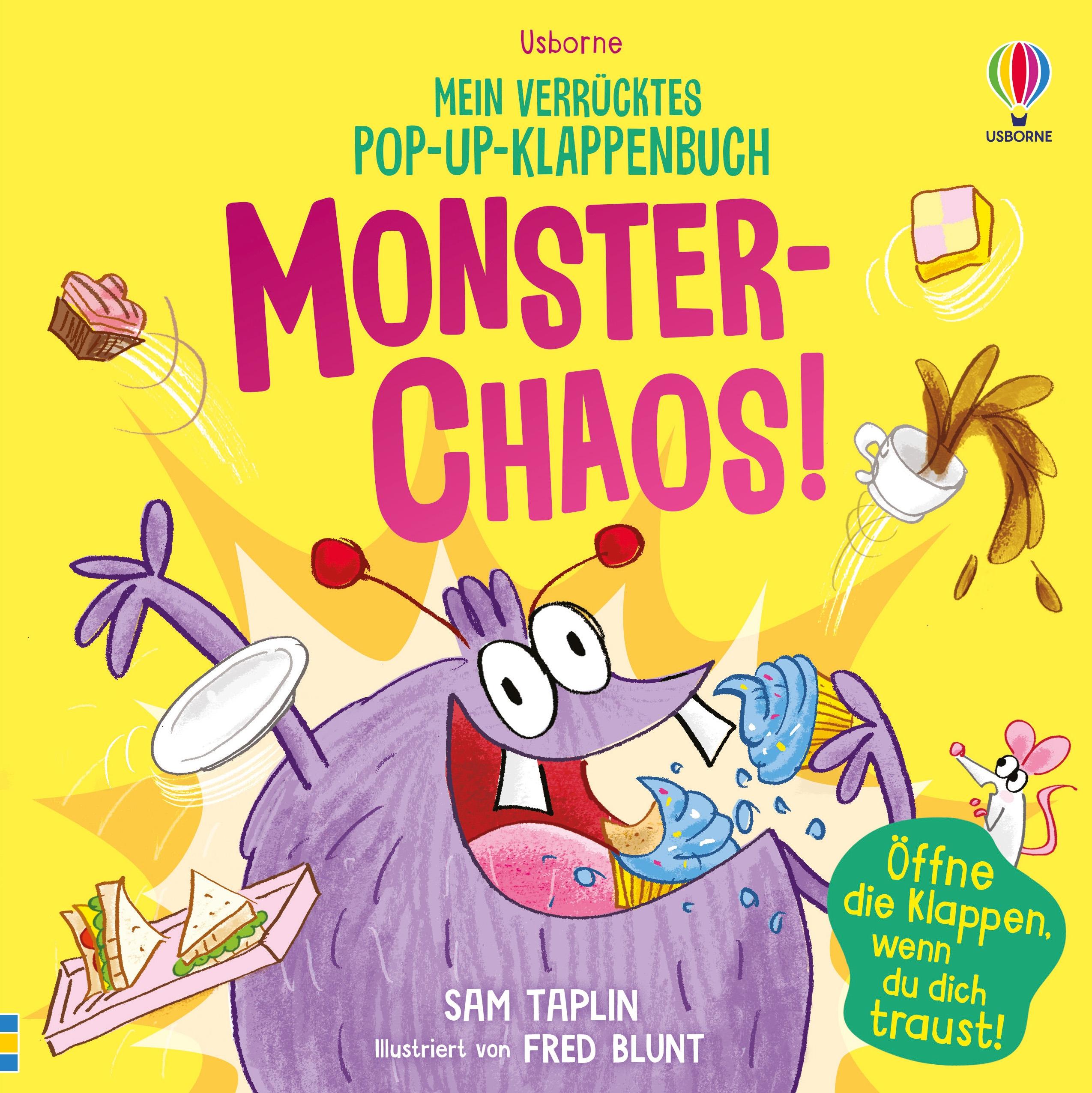 Vorderes Coverbild Mein verrücktes Pop-up-Klappenbuch: Monster-Chaos!