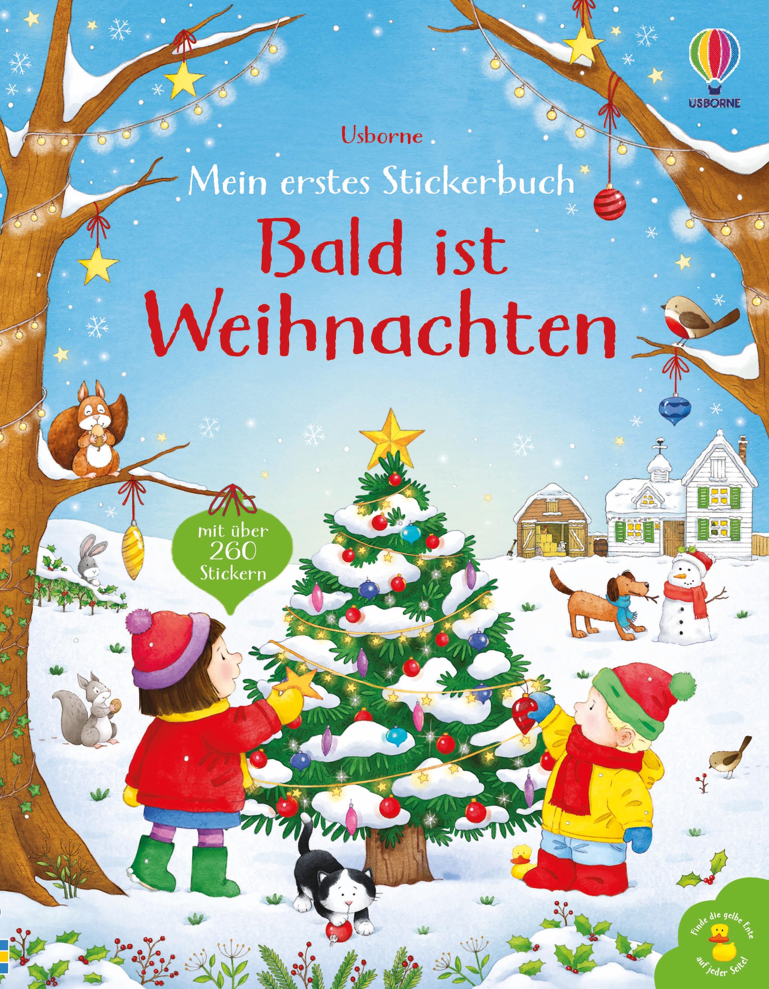 Vorderes Coverbild Mein erstes Stickerbuch: Bald ist Weihnachten