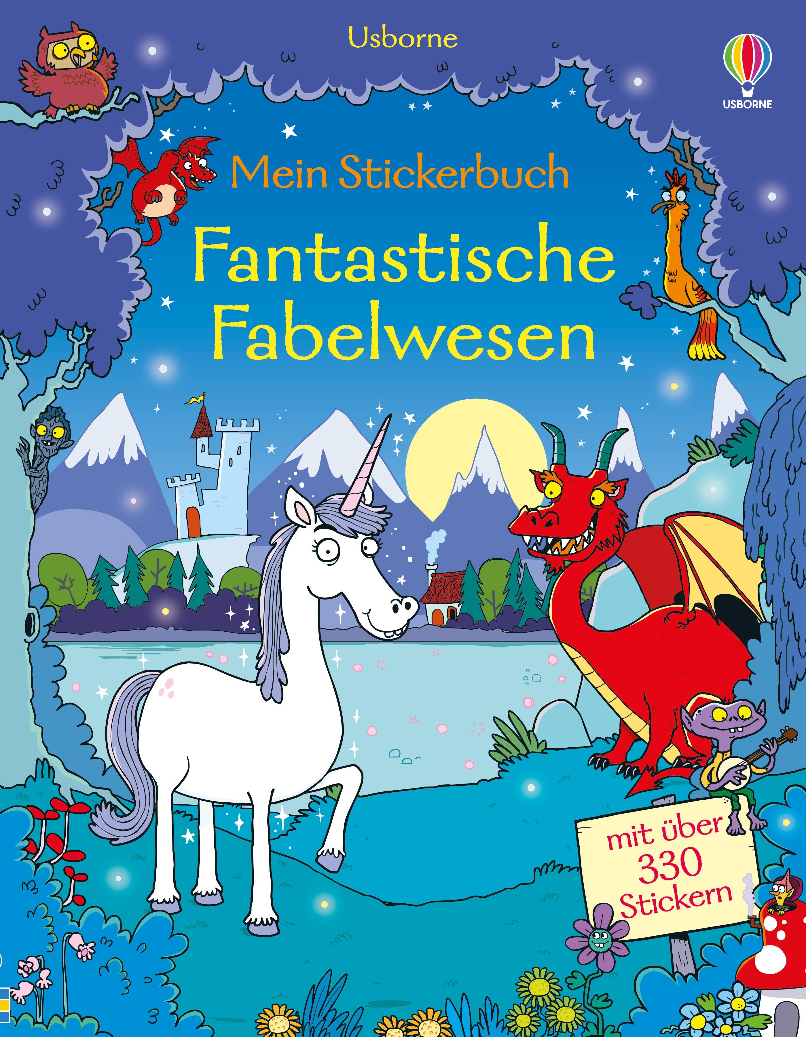 Vorderes Coverbild Mein Stickerbuch: Fantastische Fabelwesen