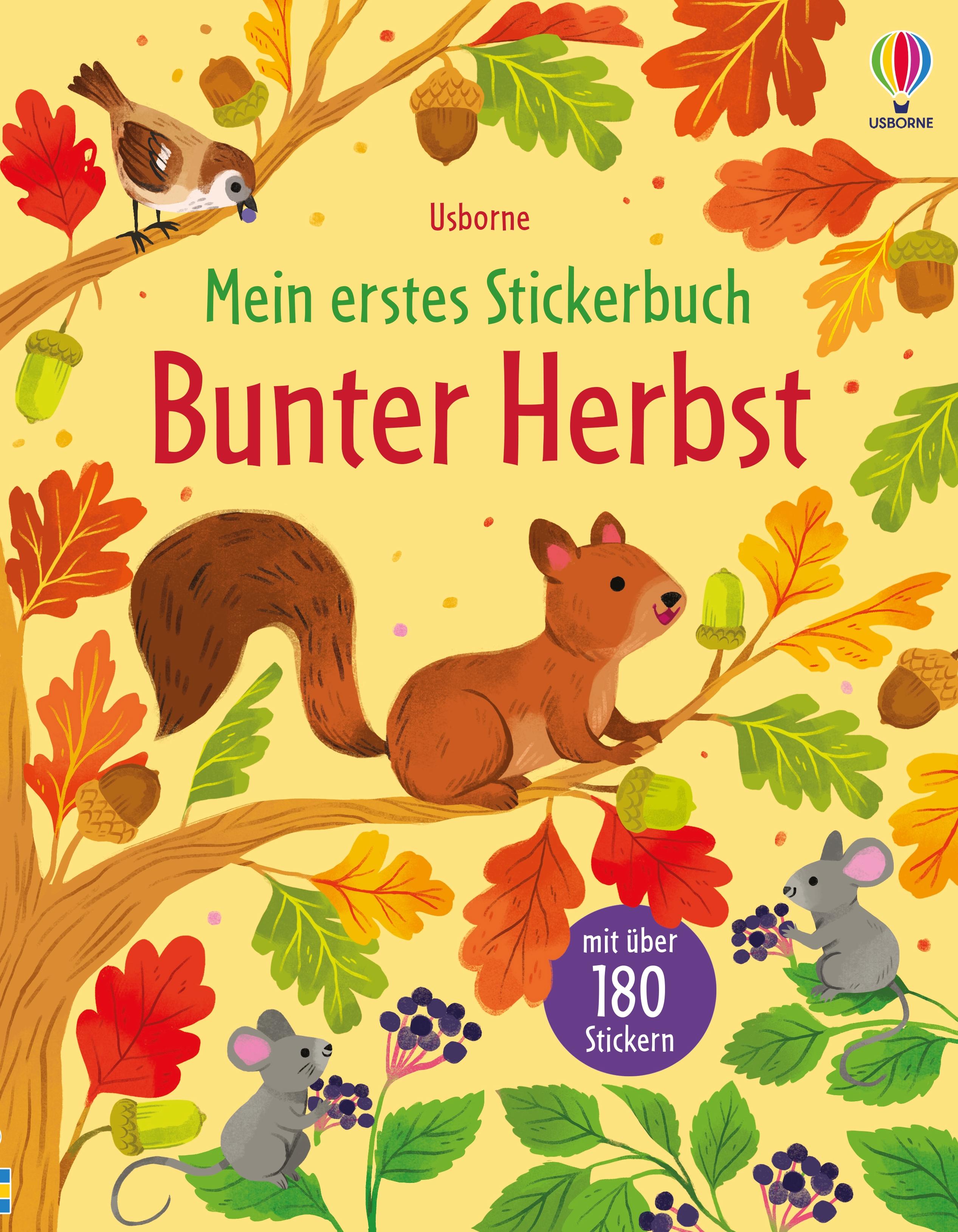 Vorderes Coverbild Mein erstes Stickerbuch: Bunter Herbst