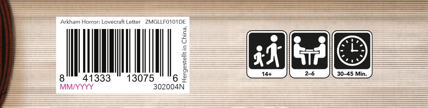 Beispielinhalt (Bild) Arkham Horror: Lovecraft Letter