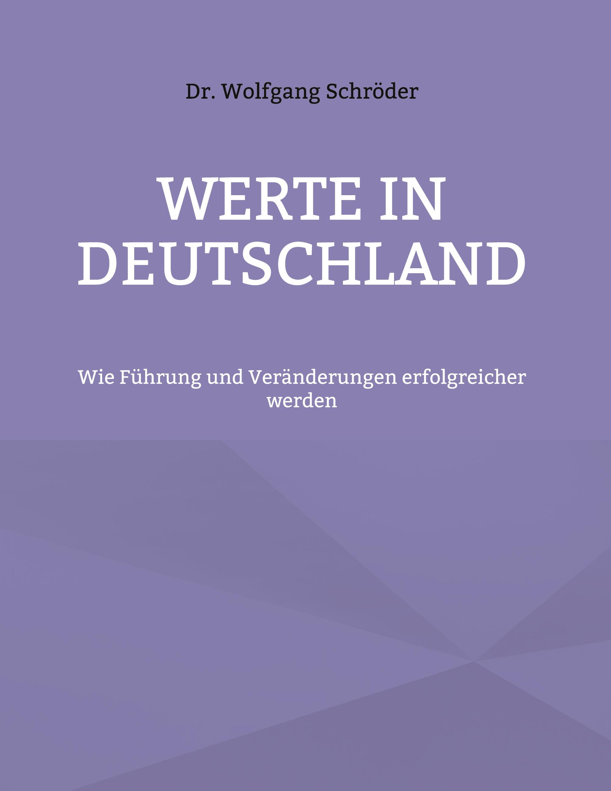 Vorderes Coverbild Werte in Deutschland