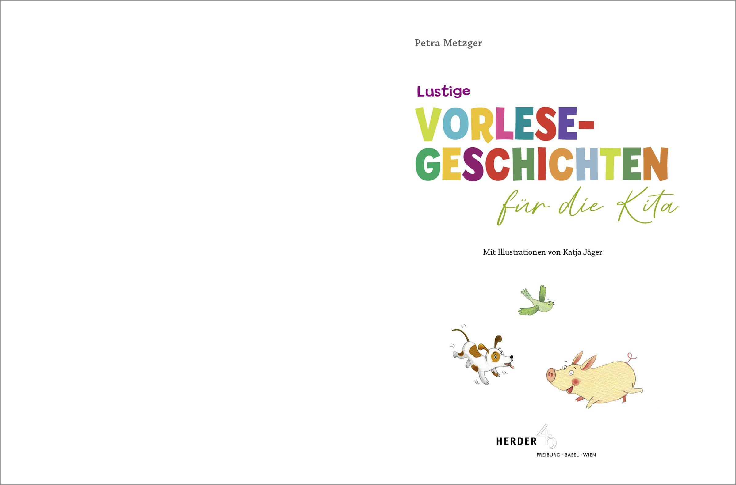 Beispielinhalt (Bild) Lustige Vorlesegeschichten für die Kita