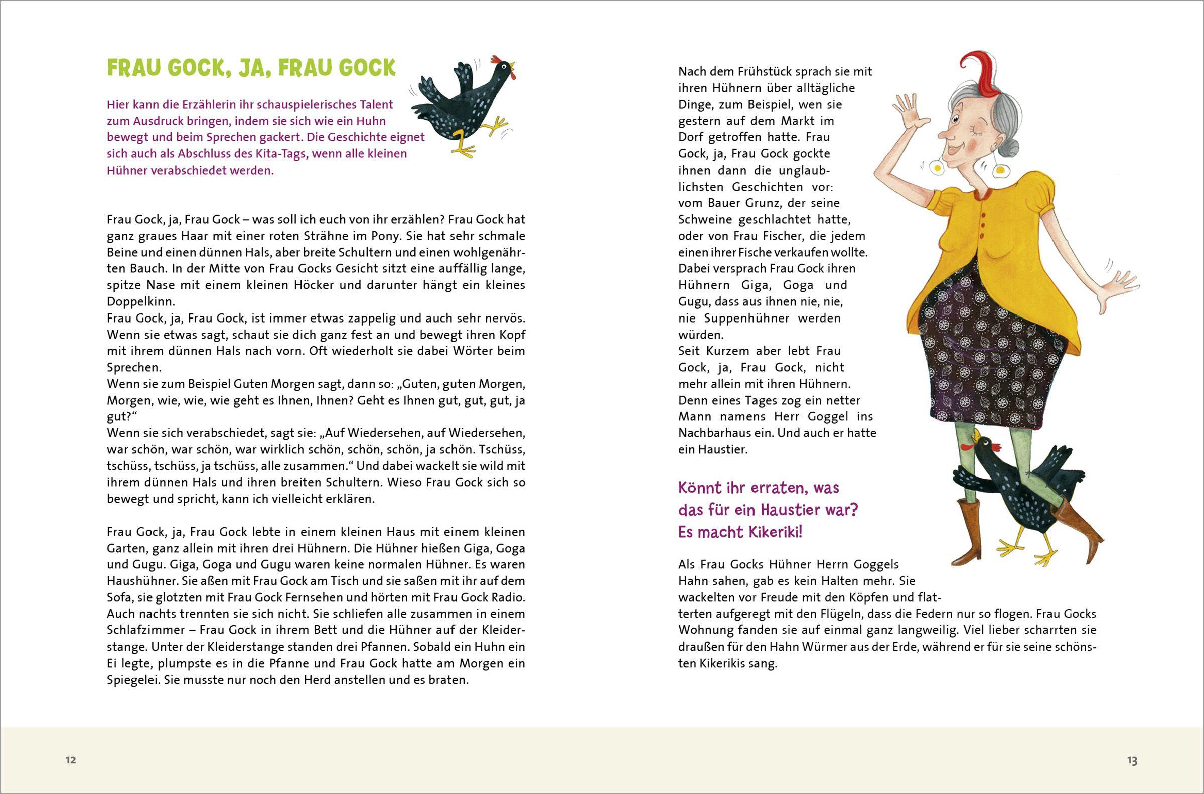 Beispielinhalt (Bild) Lustige Vorlesegeschichten für die Kita