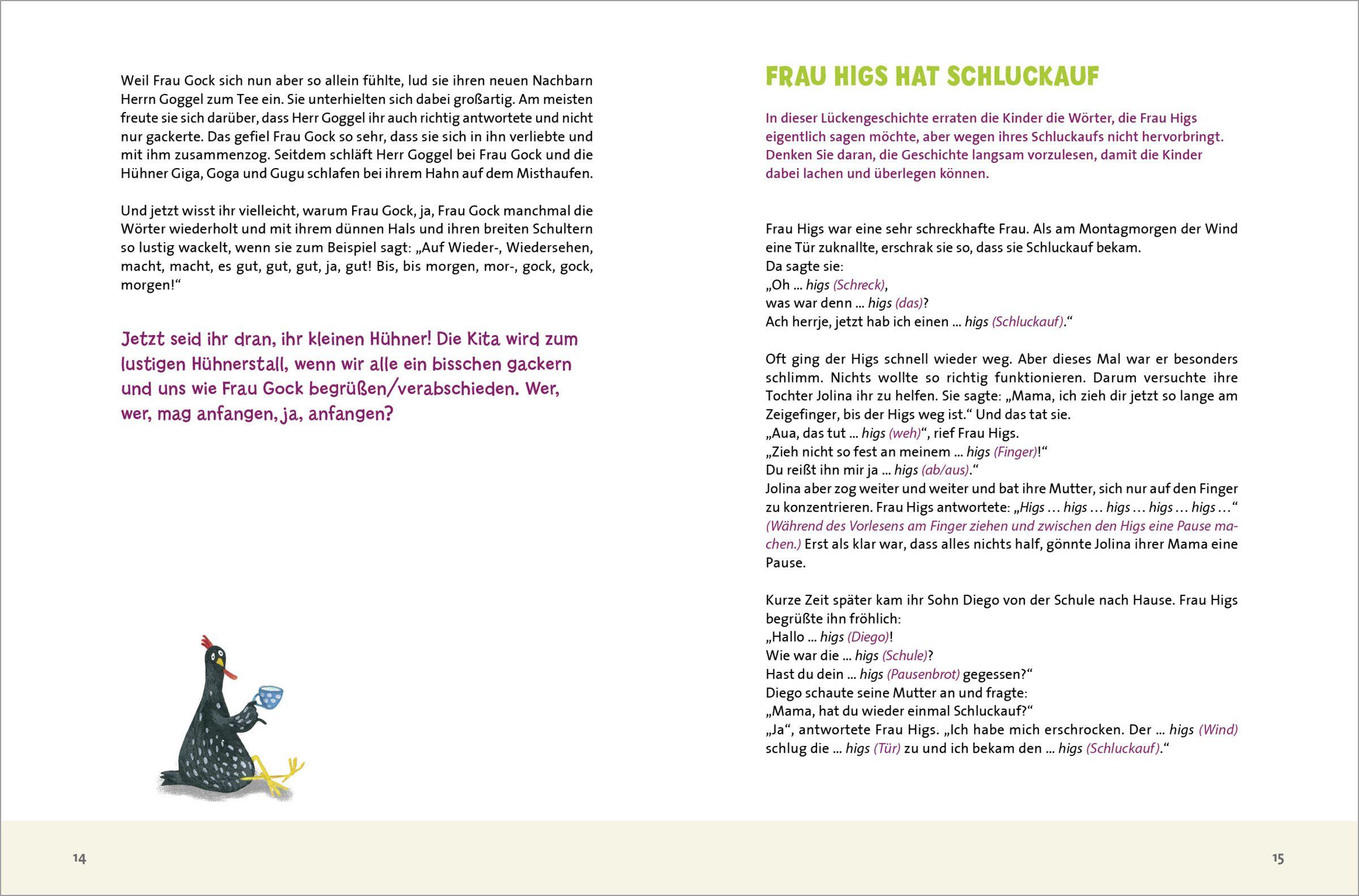 Beispielinhalt (Bild) Lustige Vorlesegeschichten für die Kita