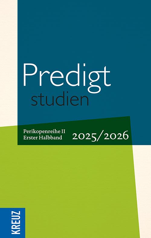 Vorderes Coverbild Predigtstudien 2025/2026 - 1. Halbband