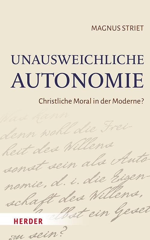 Vorderes Coverbild Unausweichliche Autonomie