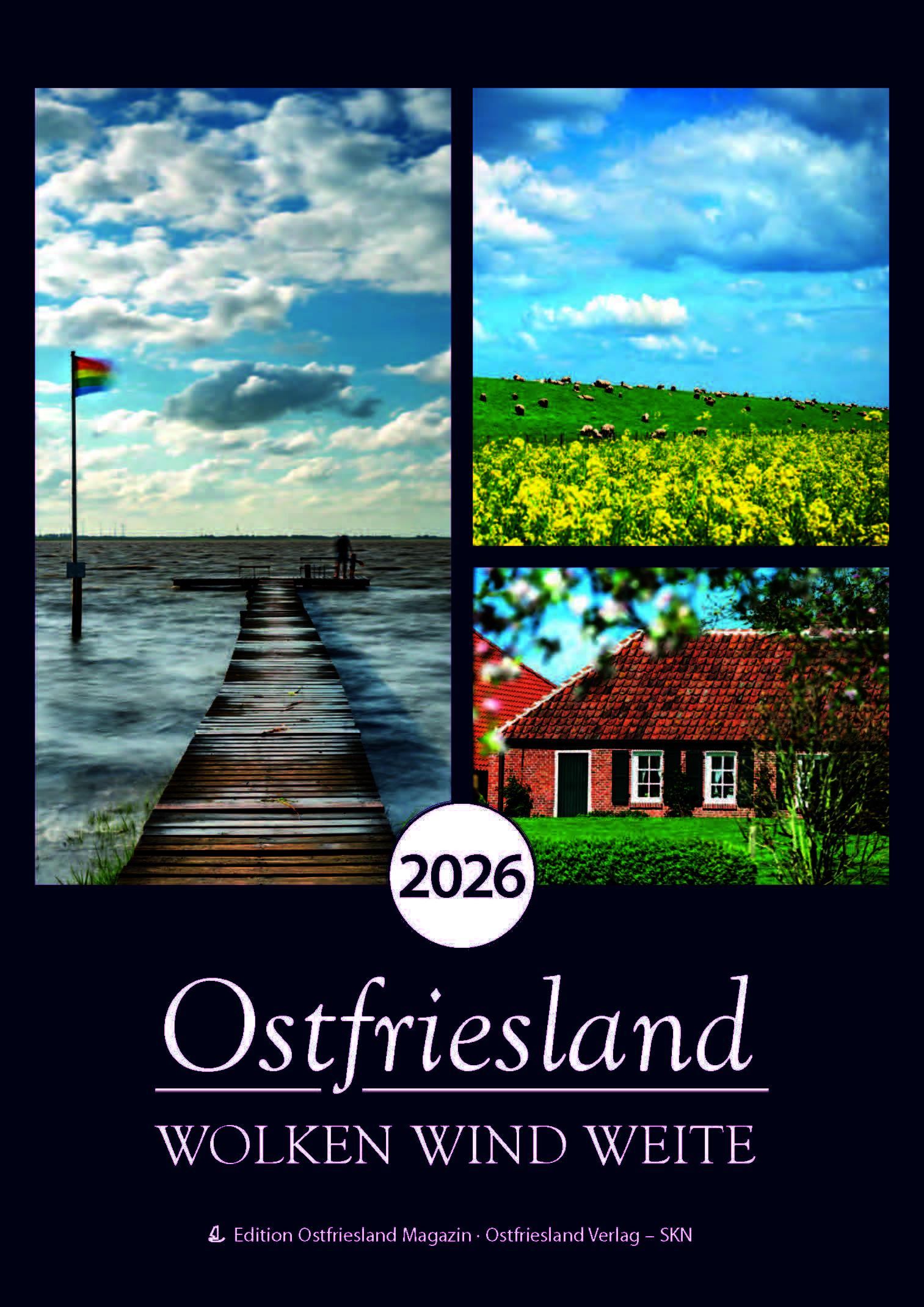 Vorderes Coverbild Wolken, Wind und Weite 2026