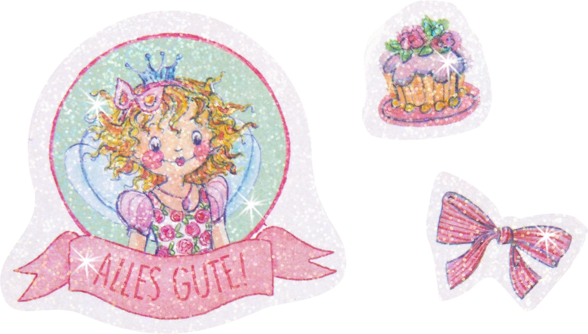 Beispielinhalt (Bild) Glitzernde Lieblingssticker (Prinzessin Lillifee)