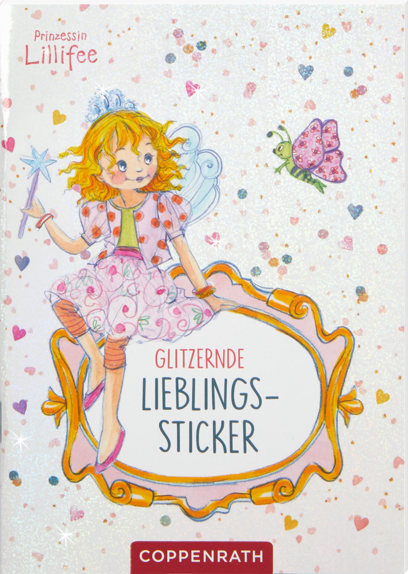Vorderes Coverbild Glitzernde Lieblingssticker (Prinzessin Lillifee)