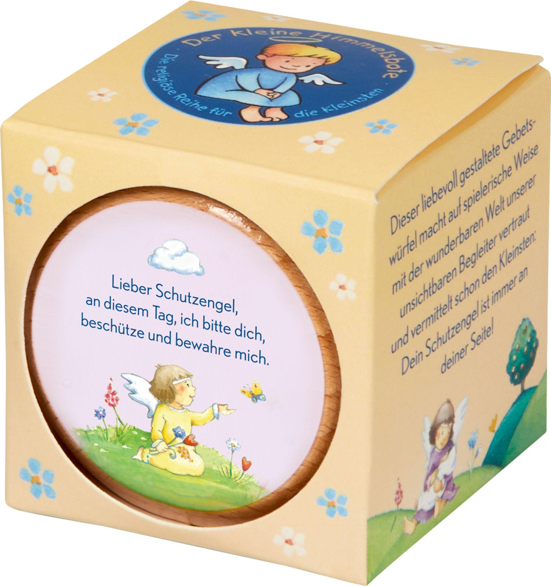 Beispielinhalt (Bild) Gebetswürfel - Behüte mich, lieber Schutzengel