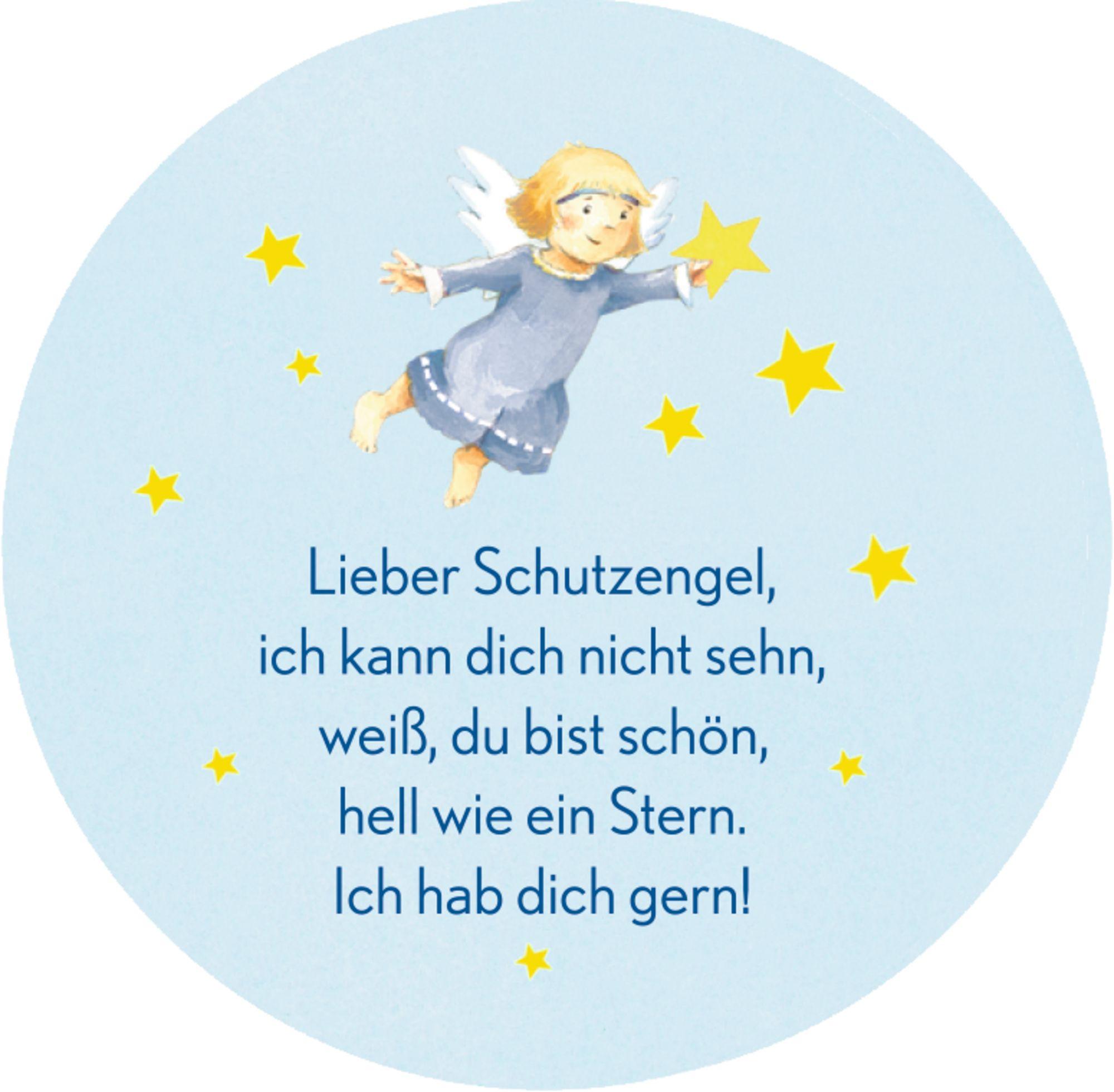 Beispielinhalt (Bild) Gebetswürfel - Behüte mich, lieber Schutzengel