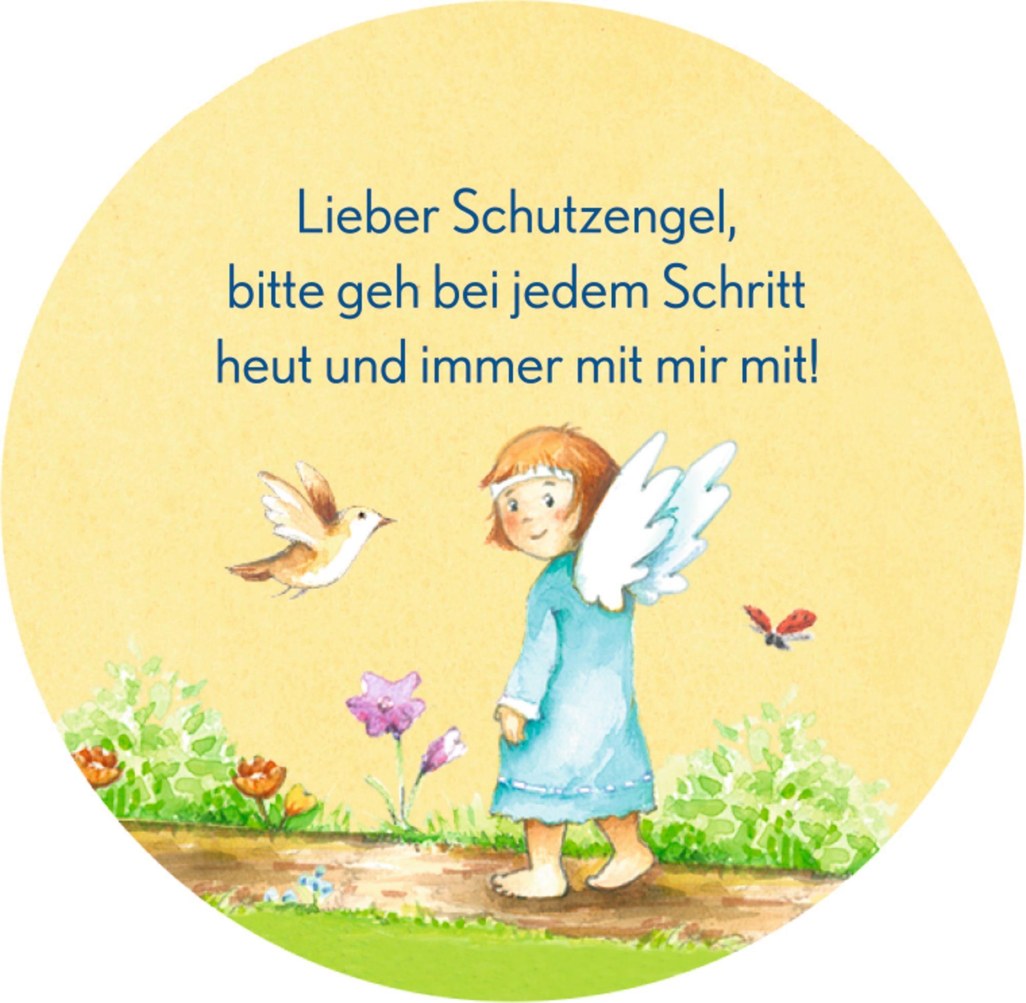 Beispielinhalt (Bild) Gebetswürfel - Behüte mich, lieber Schutzengel