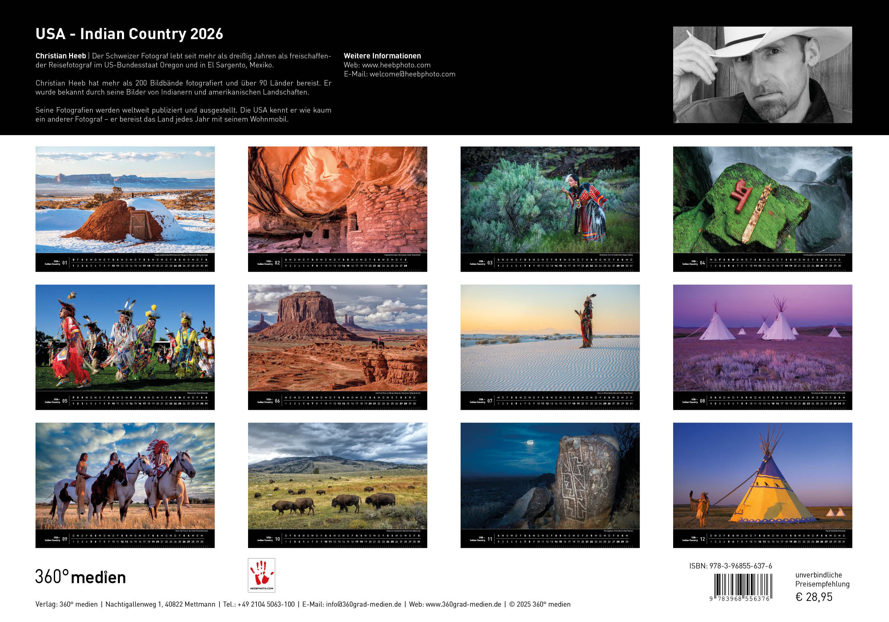 Rückseitencover USA - Indian Country 2026