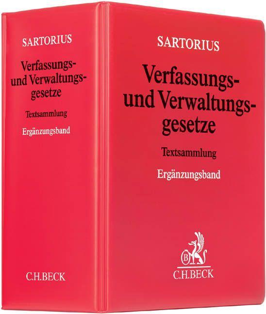 Vorderes Coverbild Verfassungs- und Verwaltungsgesetze 1 der Bundesrepublik Deutschland Ergänzungsband (mit Fortsetzungsnotierung). Inkl. 66. Ergänzungslieferung