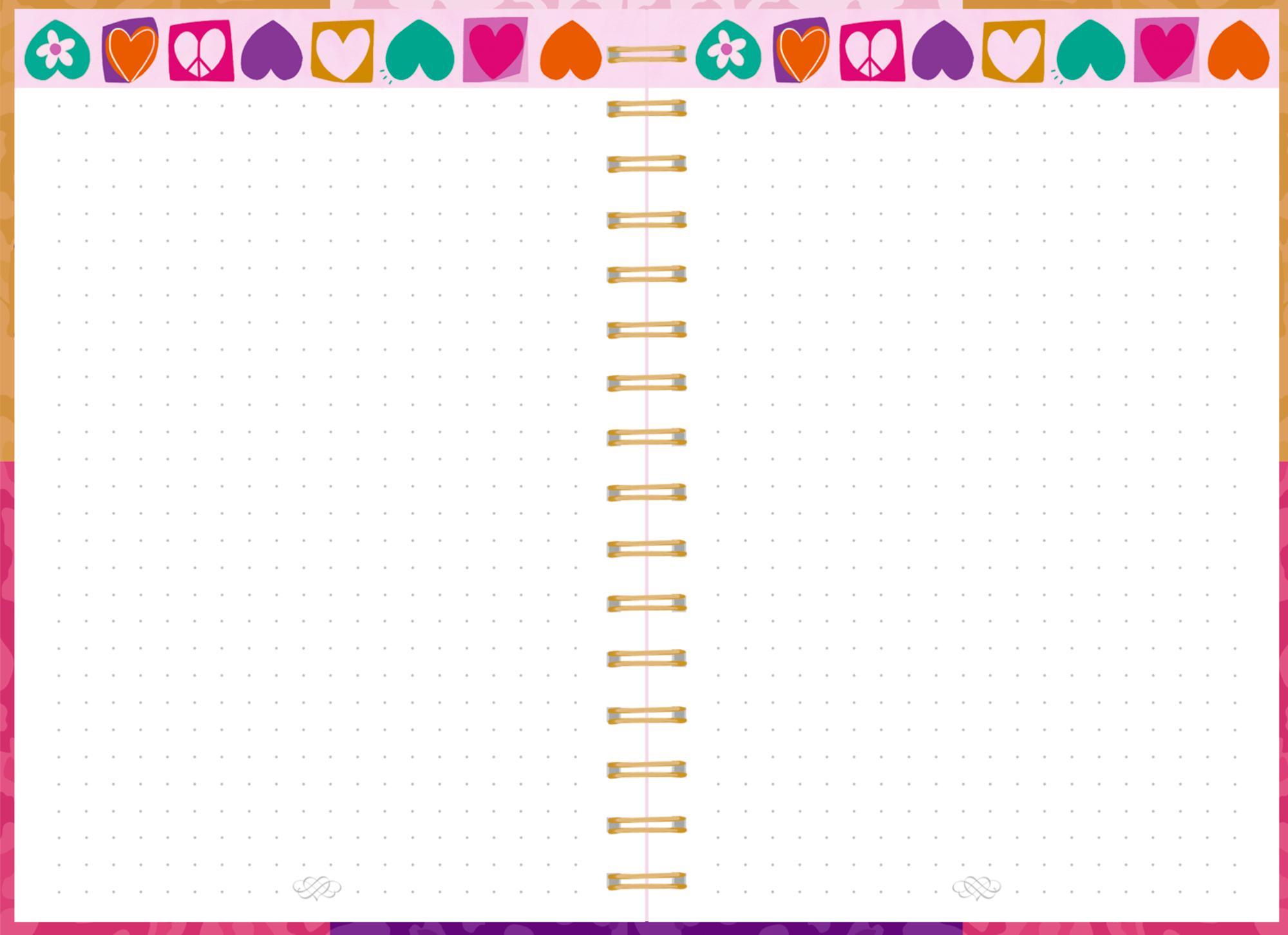 Beispielinhalt (Bild) Ringbuch DIN A5 - LOVE