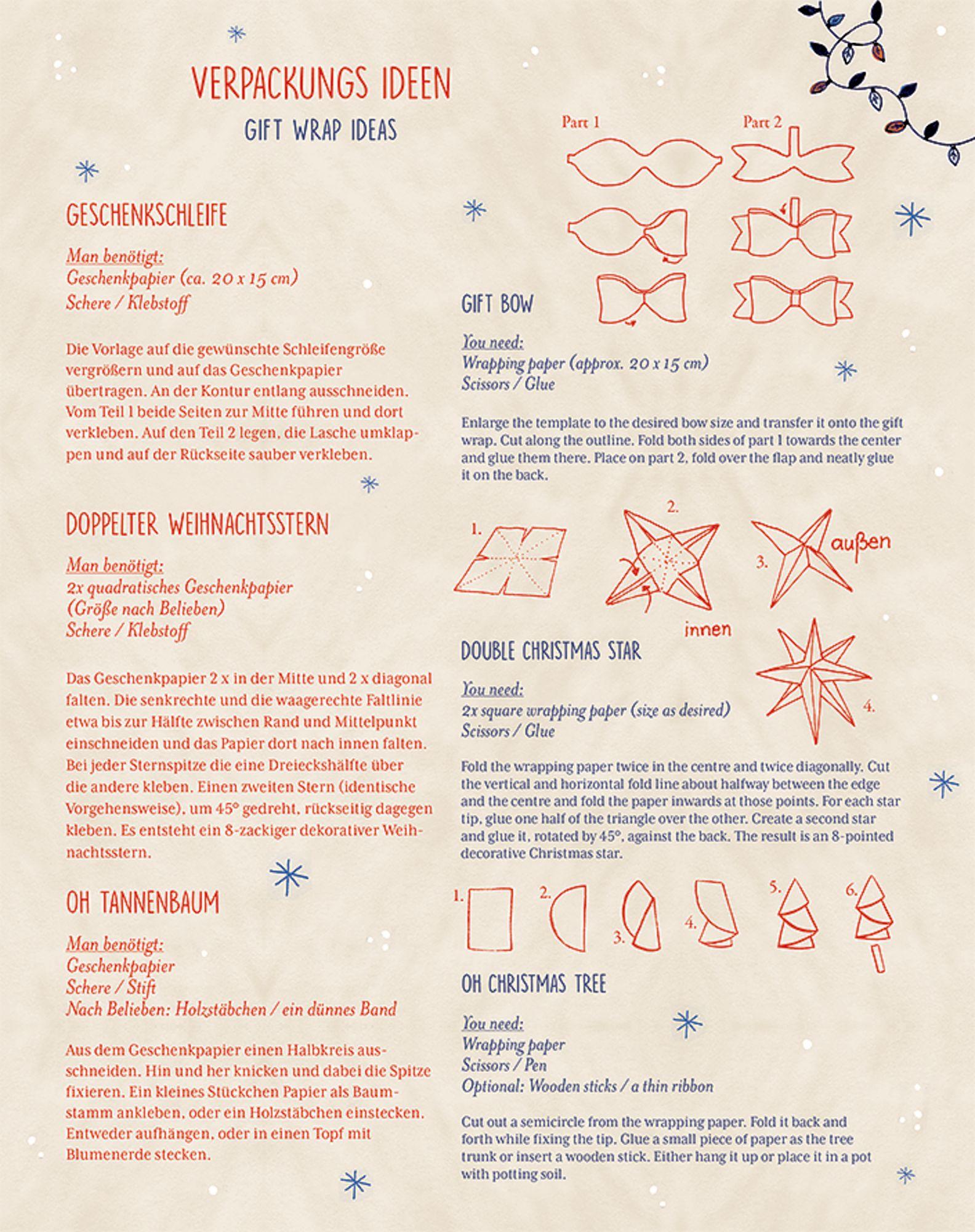 Beispielinhalt (Bild) Geschenkpapier-Buch - Schöner Schenken