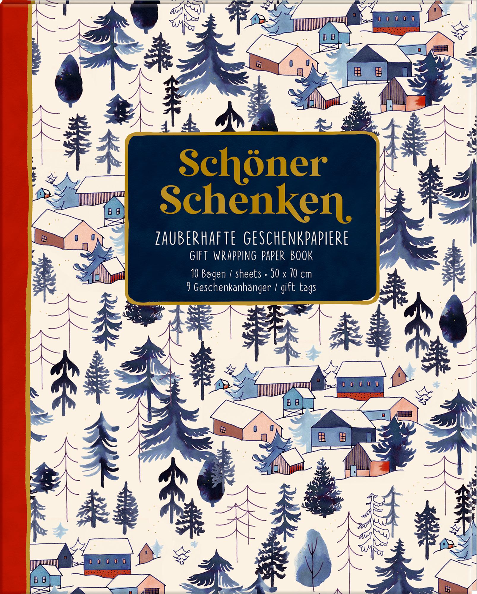Vorderes Coverbild Geschenkpapier-Buch - Schöner Schenken