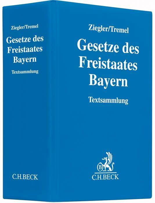 Vorderes Coverbild Gesetze des Freistaates Bayern (mit Fortsetzungsnotierung). Inkl. 154. Ergänzungslieferung