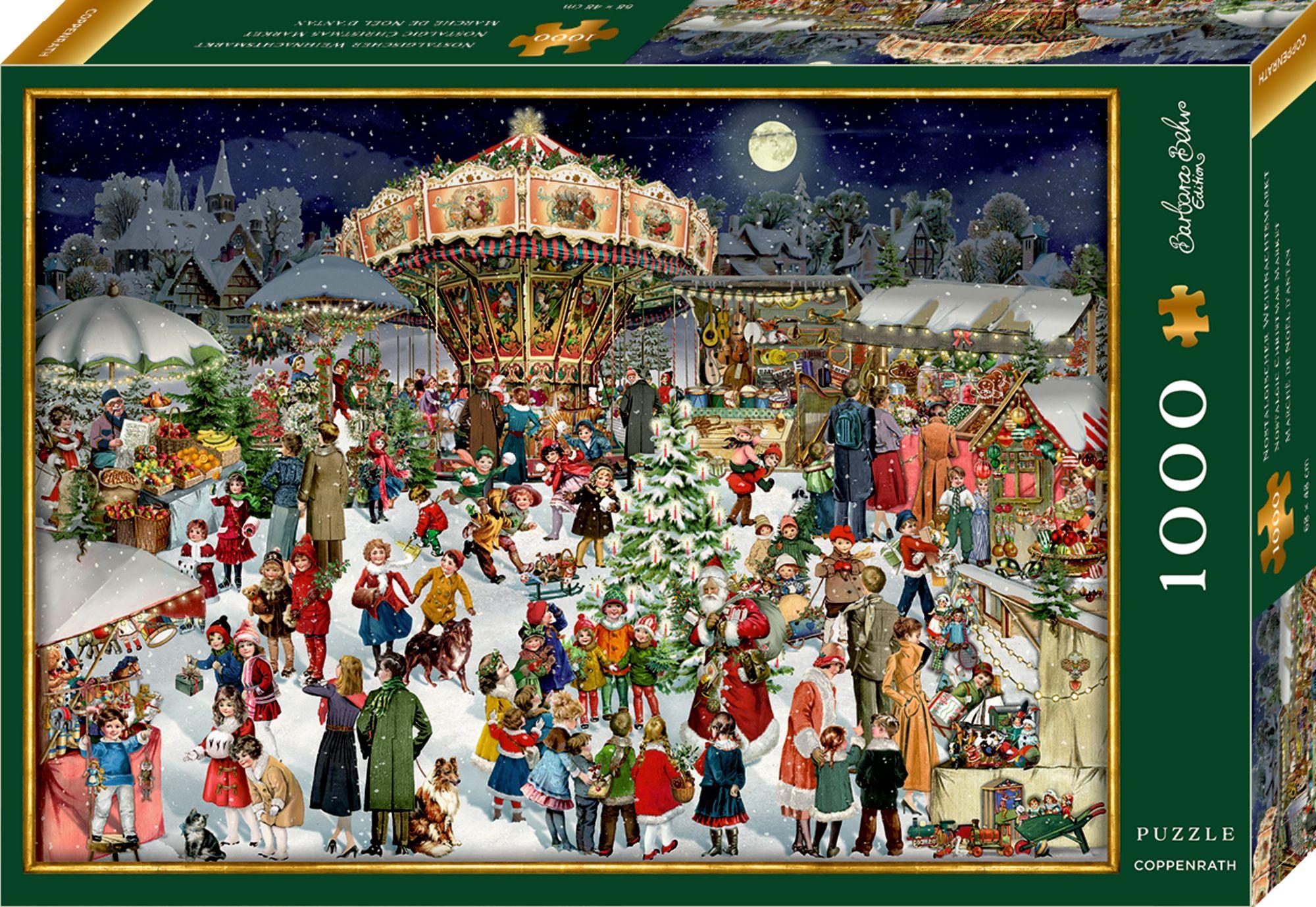 Beispielinhalt (Bild) Puzzle - Nostalgischer Weihnachtsmarkt