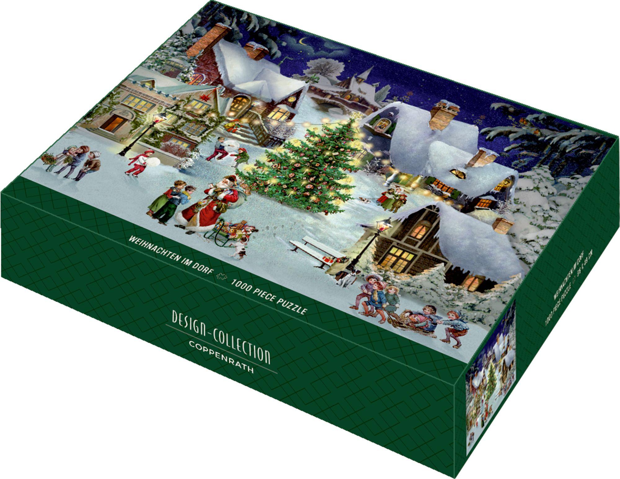 Beispielinhalt (Bild) Puzzle - Weihnachten im Dorf