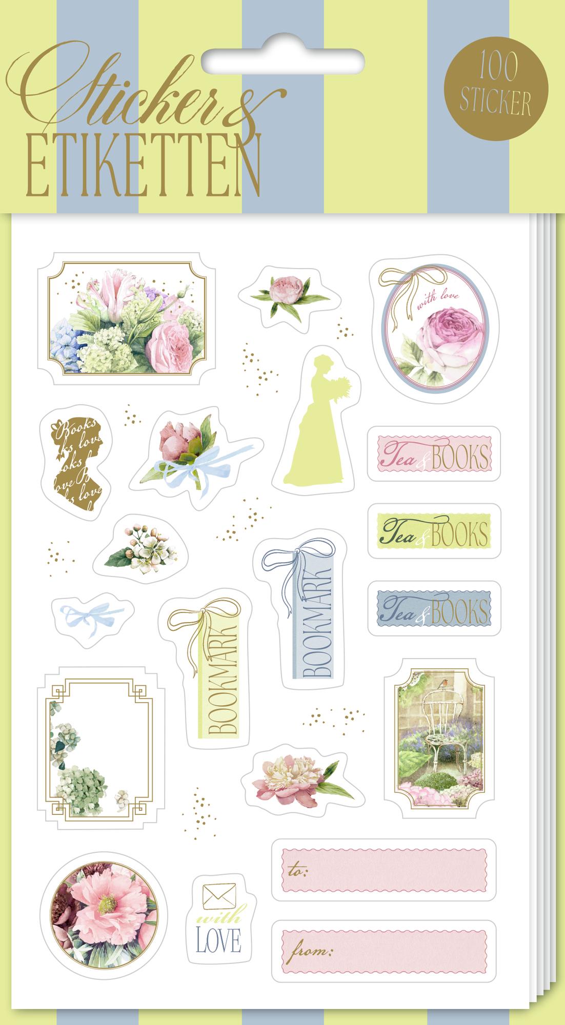 Vorderes Coverbild Sticker und Etiketten