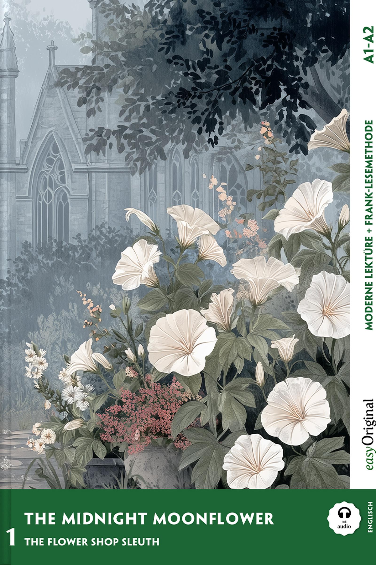 Vorderes Coverbild The Midnight Moonflower - Englische Krimi-Lektüre A1-A2 (+ Audio-Online)