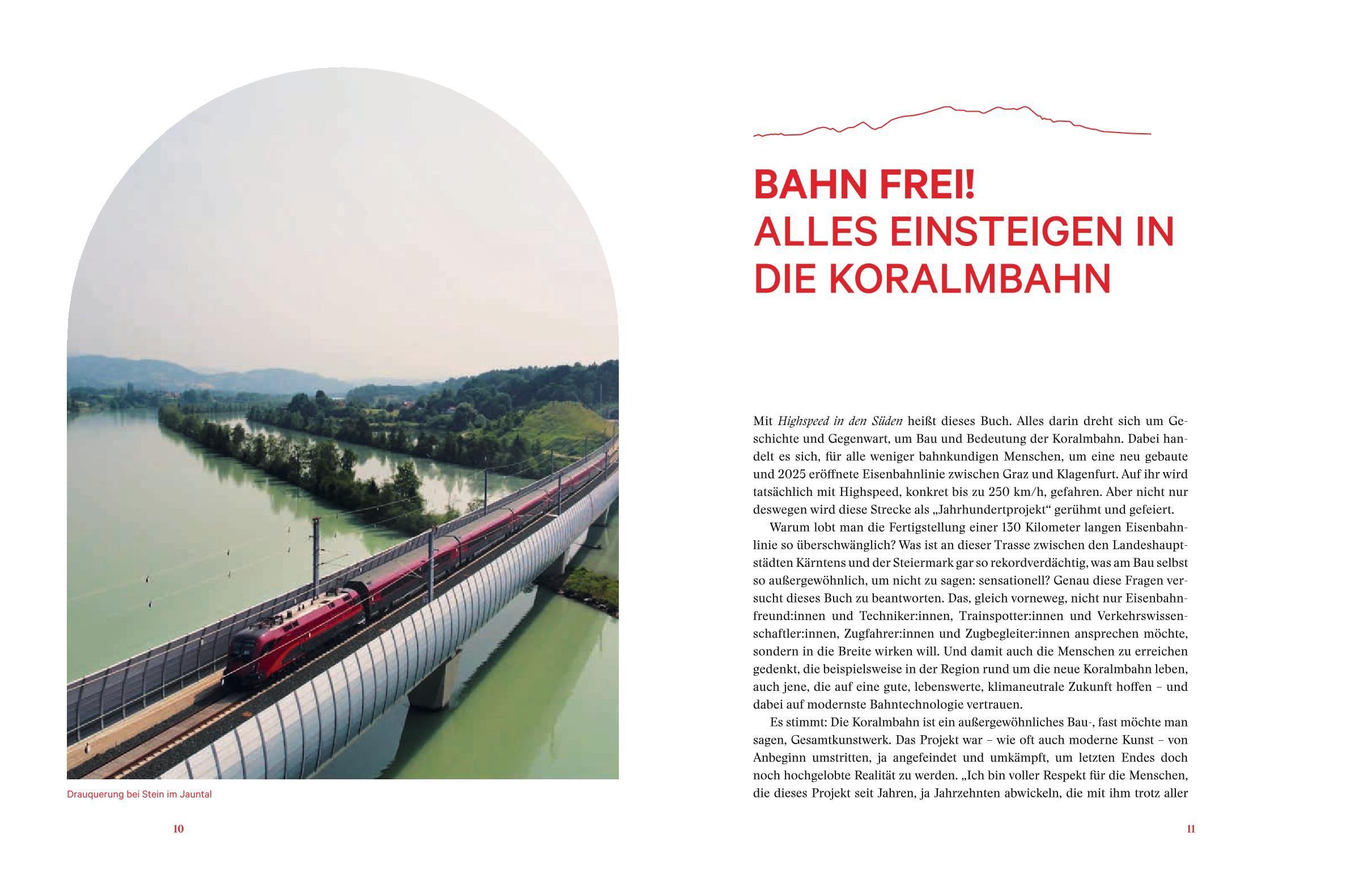 Beispielinhalt (Bild) Mit Highspeed in den Süden