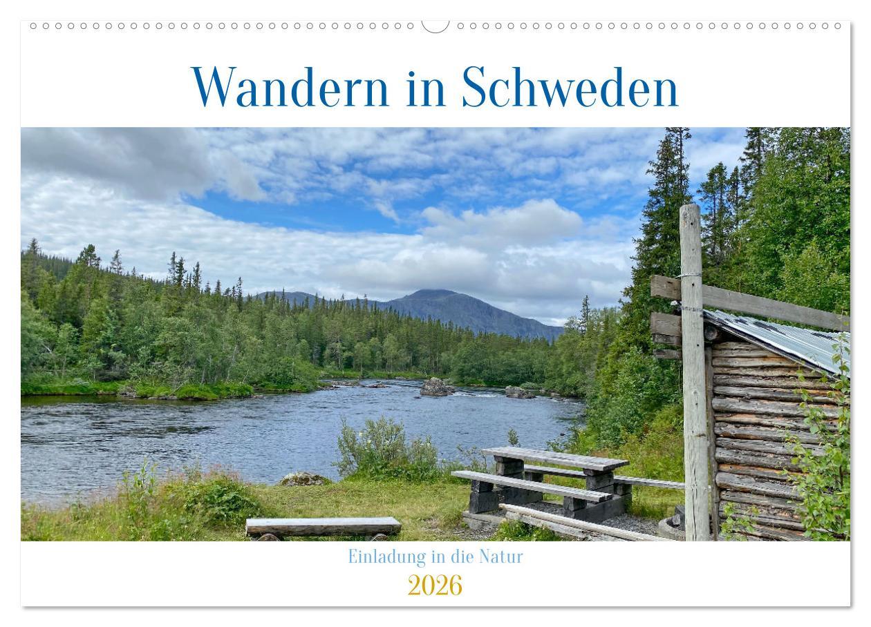 Vorderes Coverbild Wandern in Schweden - Einladung in die Natur (Wandkalender 2026 DIN A2 quer), CALVENDO Monatskalender
