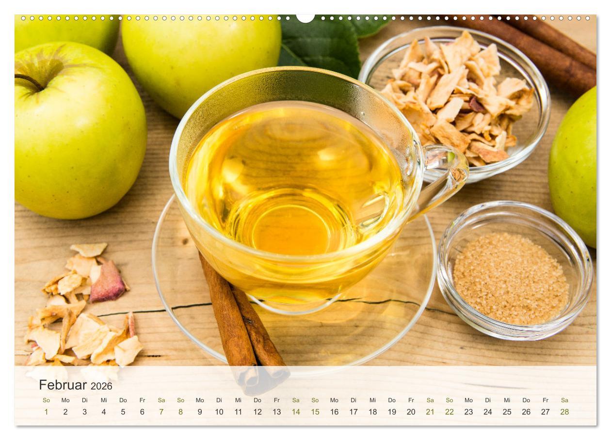 Beispielinhalt (Bild) ApfelZEIT - Natürlich köstlich (hochwertiger Premium Wandkalender 2026 DIN A2 quer), Kunstdruck in Hochglanz