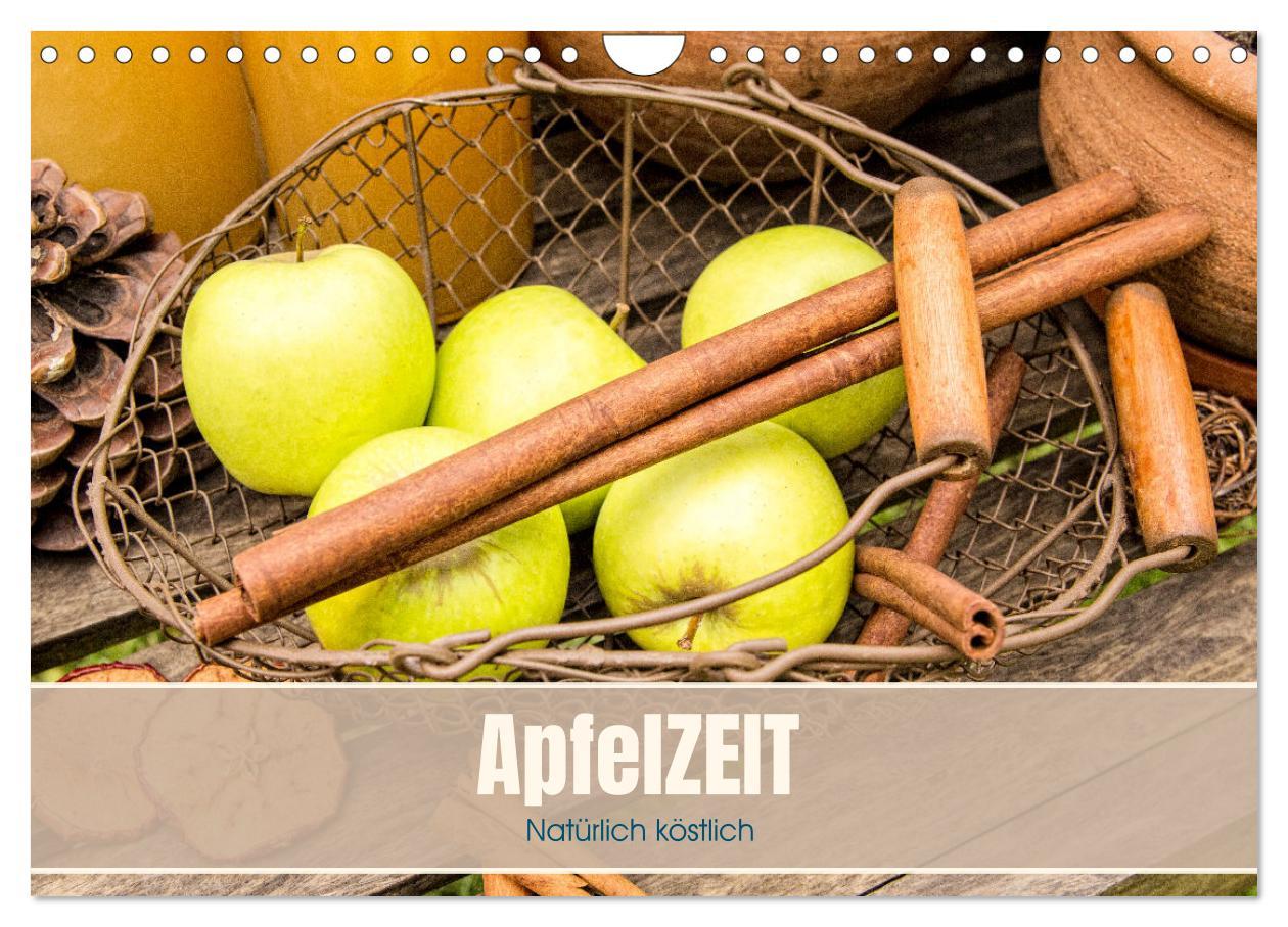 Vorderes Coverbild ApfelZEIT - Natürlich köstlich (Wandkalender 2026 DIN A4 quer), CALVENDO Monatskalender