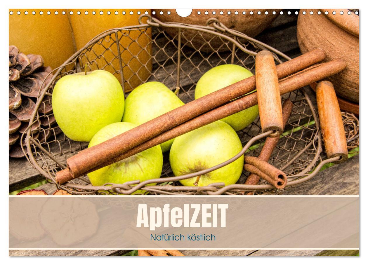 Vorderes Coverbild ApfelZEIT - Natürlich köstlich (Wandkalender 2026 DIN A3 quer), CALVENDO Monatskalender