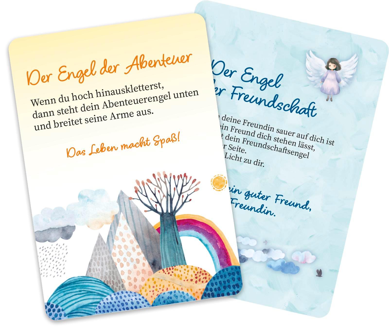 Beispielinhalt (Bild) Kartenset: Deine Engel sind immer für dich da