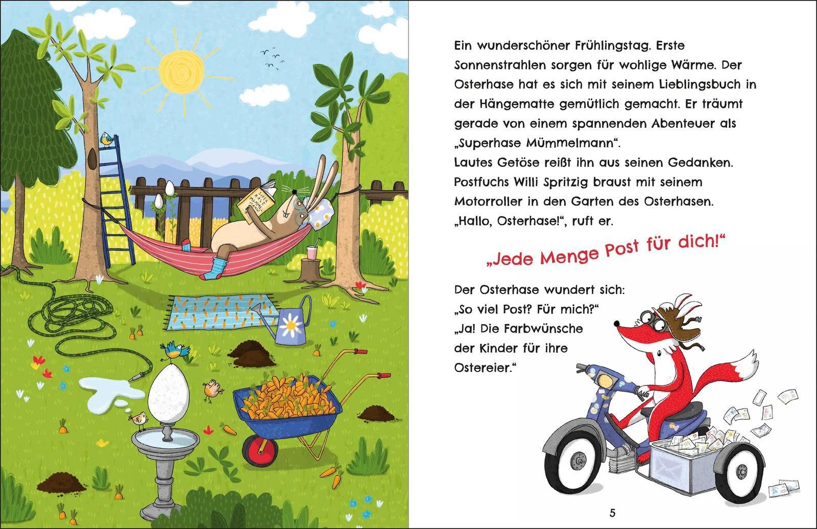 Beispielinhalt (Bild) Oh Schreck, alle Eierfarben weg!