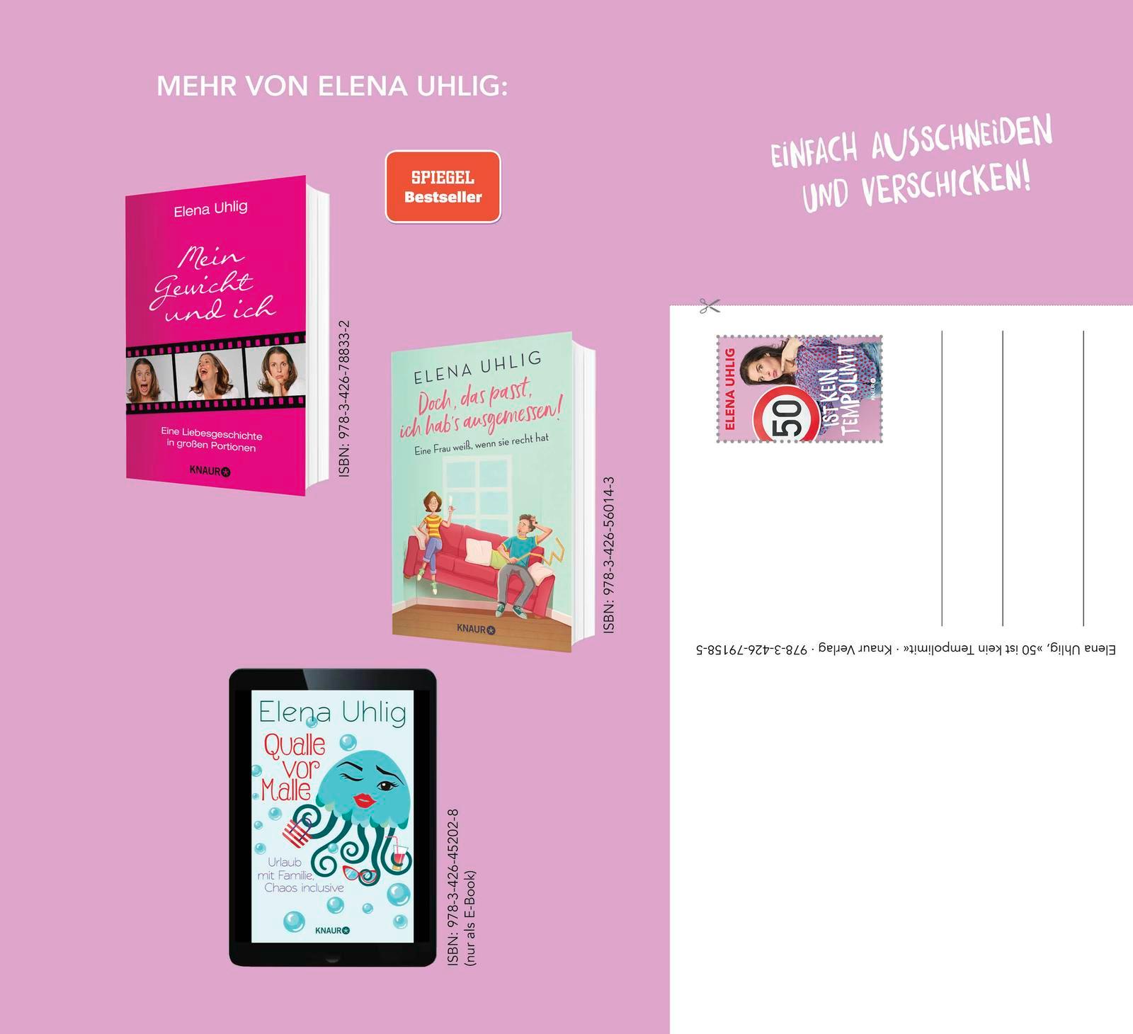 Beispielinhalt (Bild) 50 ist kein Tempolimit