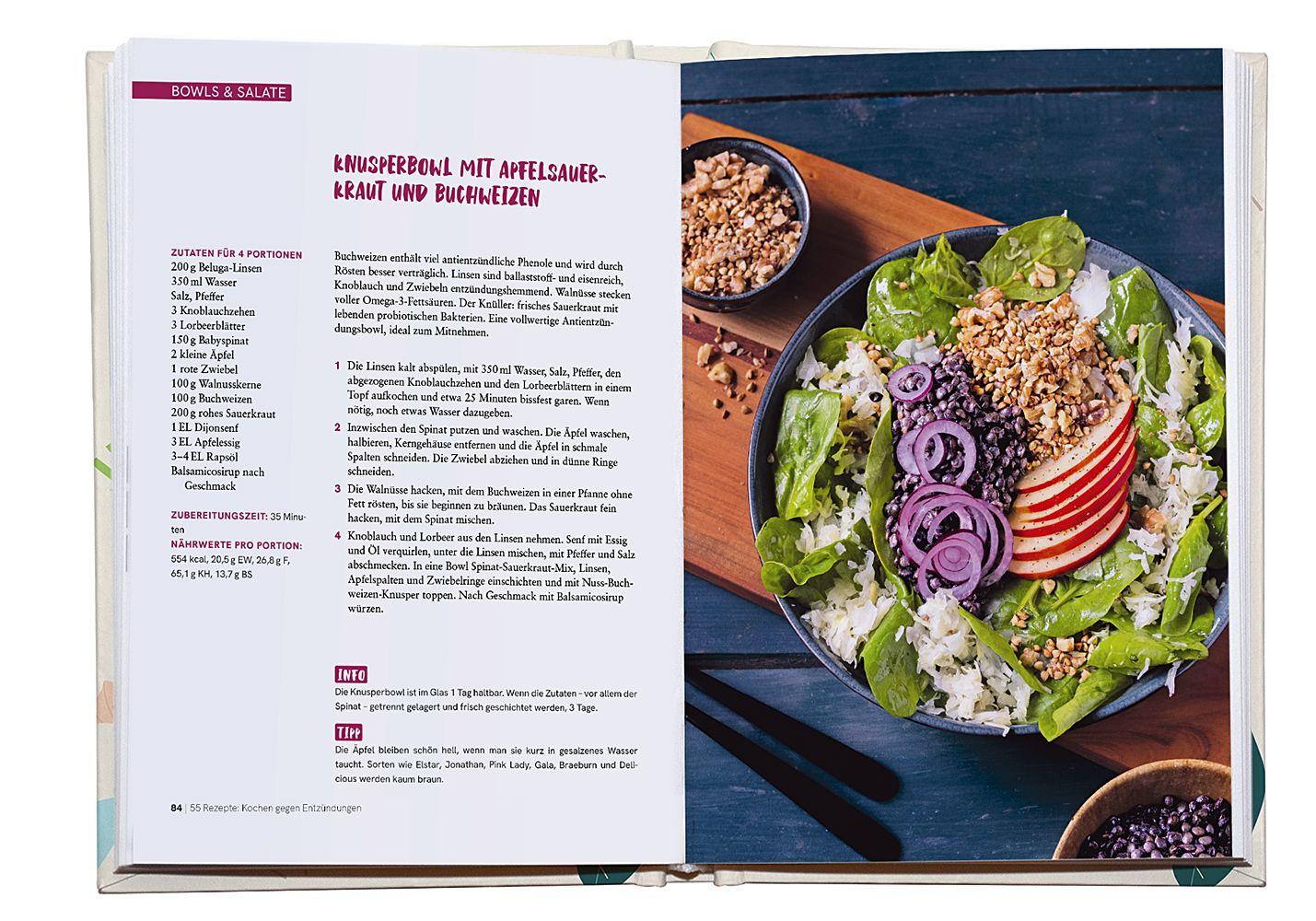 Beispielinhalt (Bild) Entzündungen loswerden