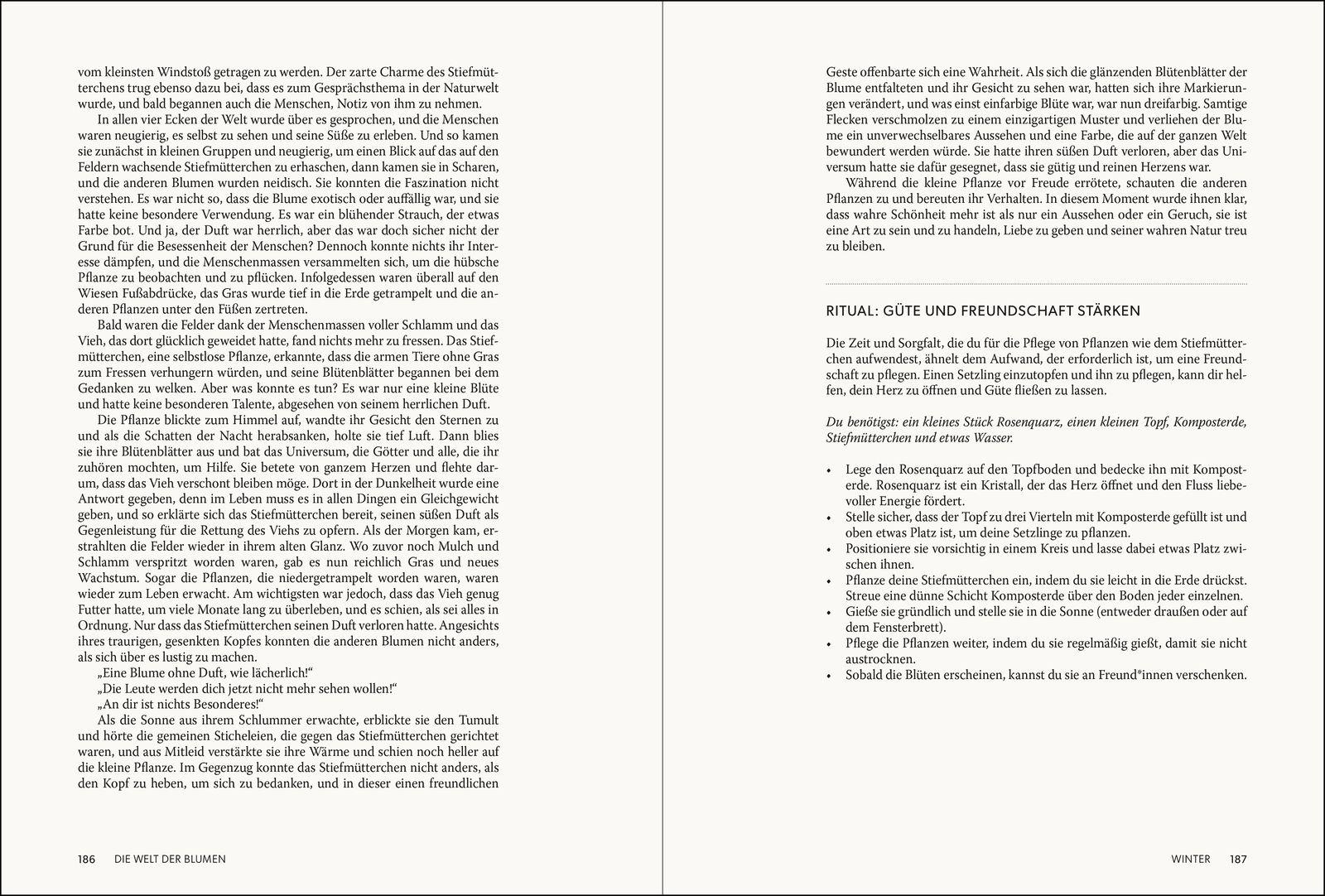 Beispielinhalt (Bild) Die Welt der Blumen