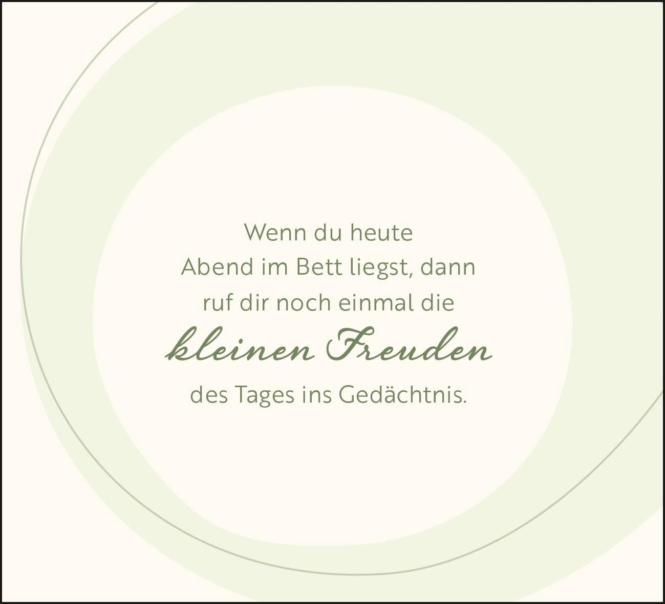 Beispielinhalt (Bild) Achtsam leben - jeden Tag