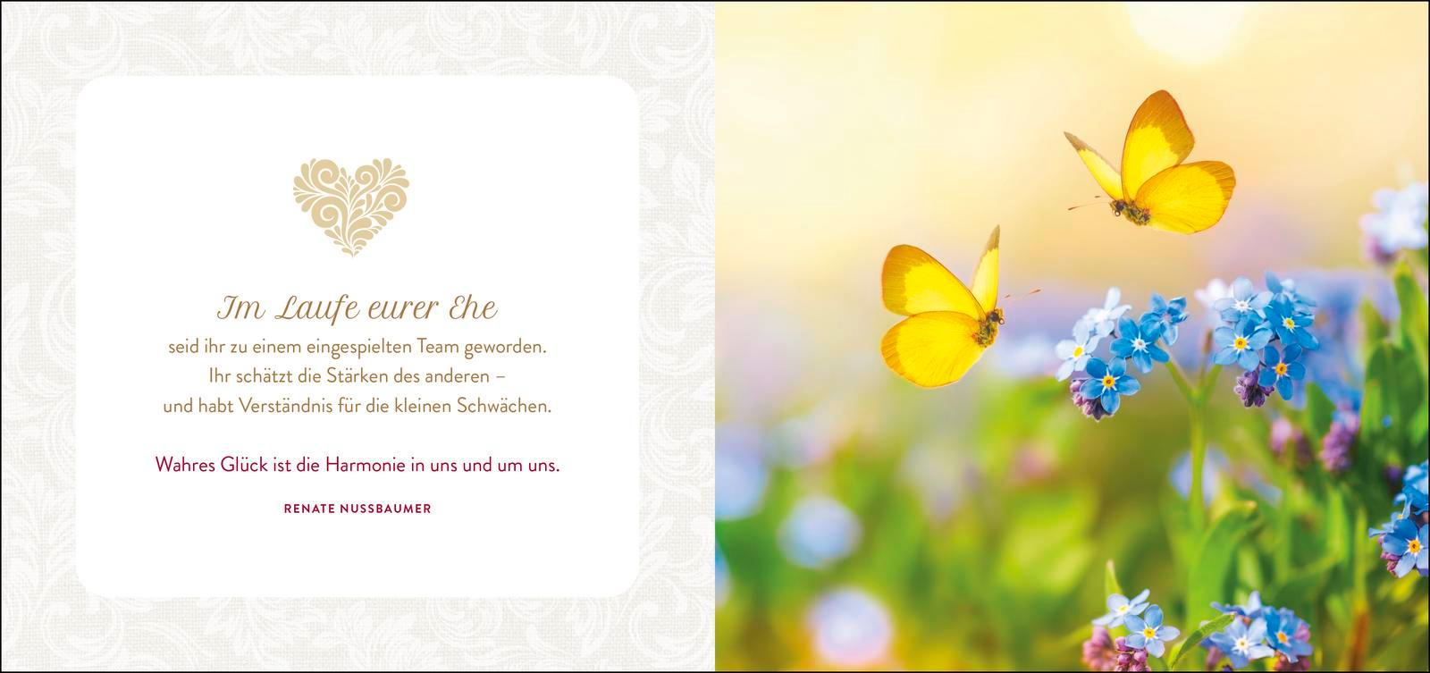 Beispielinhalt (Bild) Zur Goldenen Hochzeit die besten Wünsche