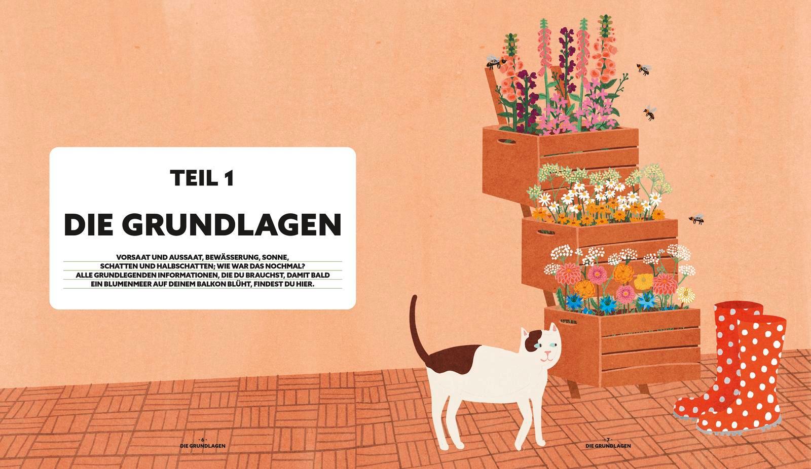 Beispielinhalt (Bild) Blumenzauber - Mein blühendes Paradies auf Balkon und Terrasse