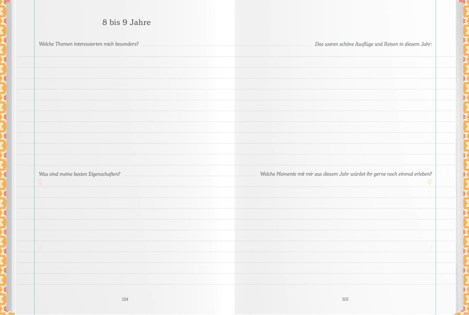 Beispielinhalt (Bild) Mama und Papa erzählen über dich