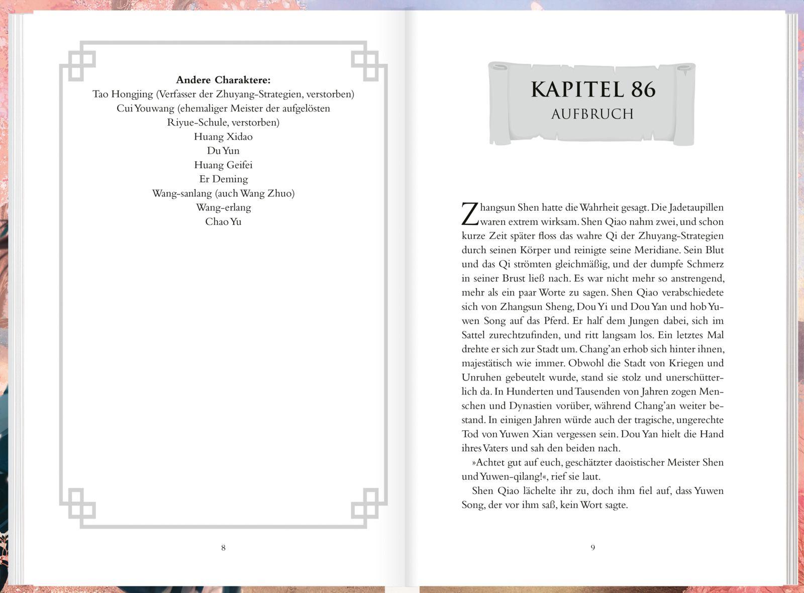 Beispielinhalt (Bild) Thousand Autumns. Buch 4