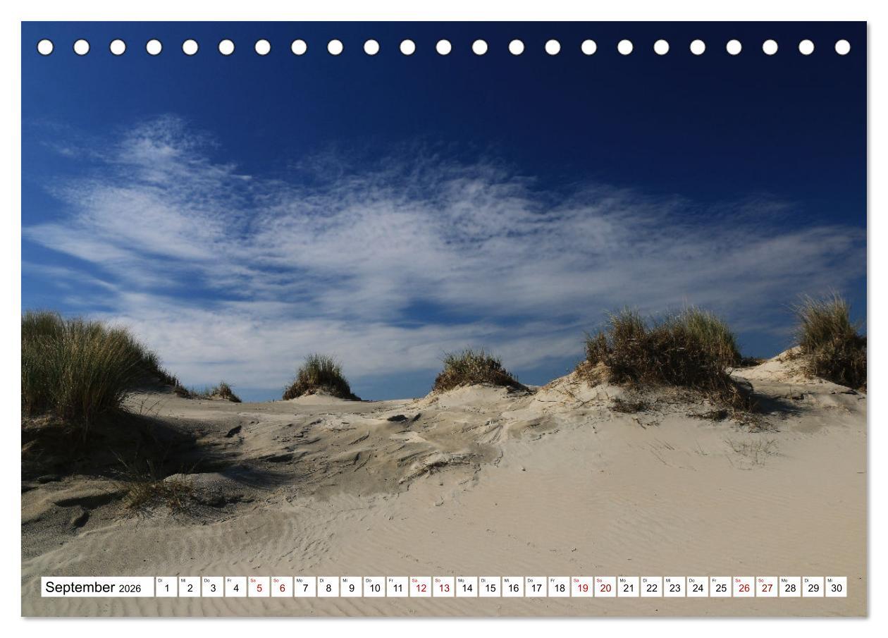 Beispielinhalt (Bild) Insel Baltrum, Perle im Ostfriesischen Wattenmeer (Tischkalender 2026 DIN A5 quer), CALVENDO Monatskalender
