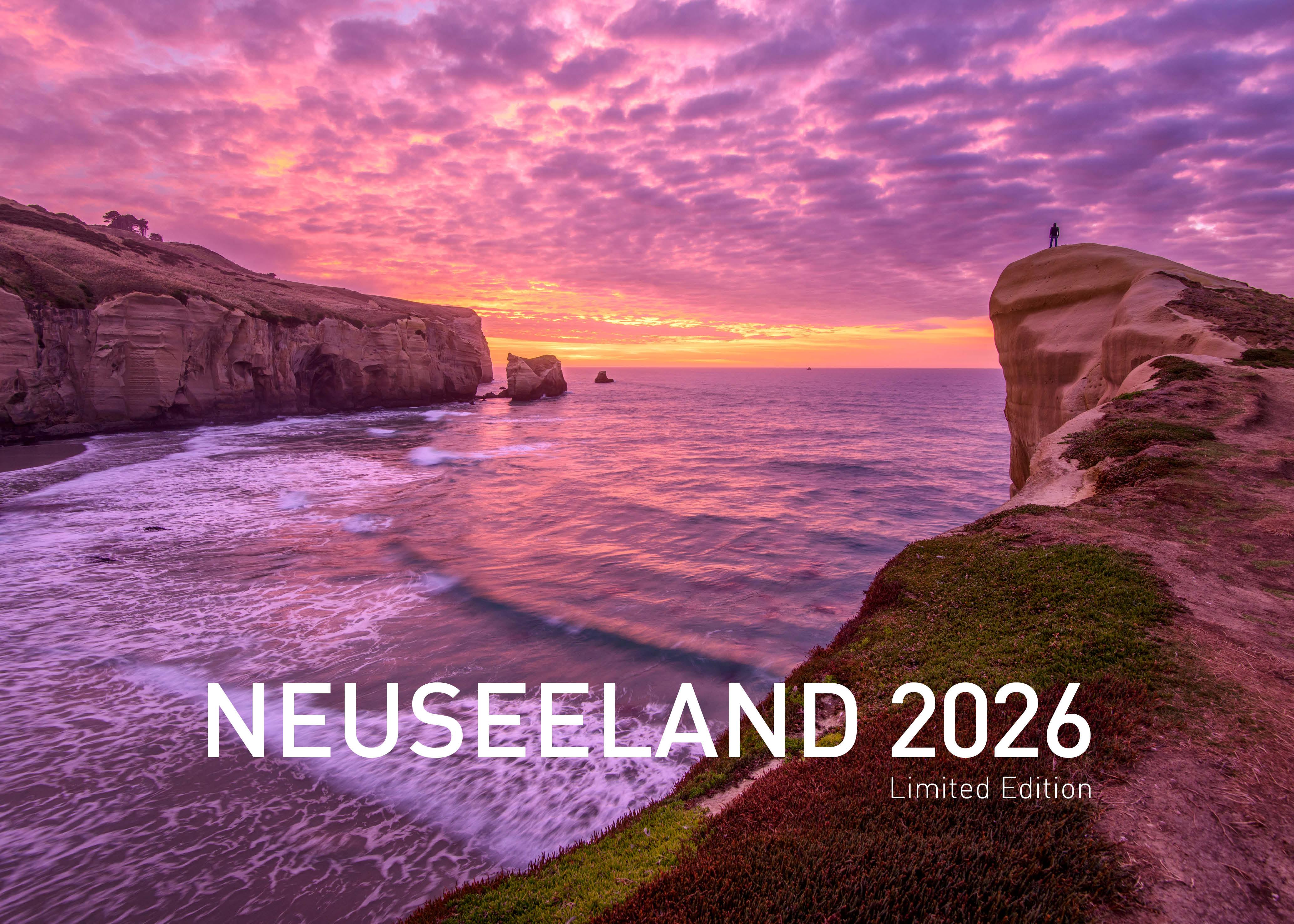 Vorderes Coverbild Neuseeland Exklusivkalender 2026
