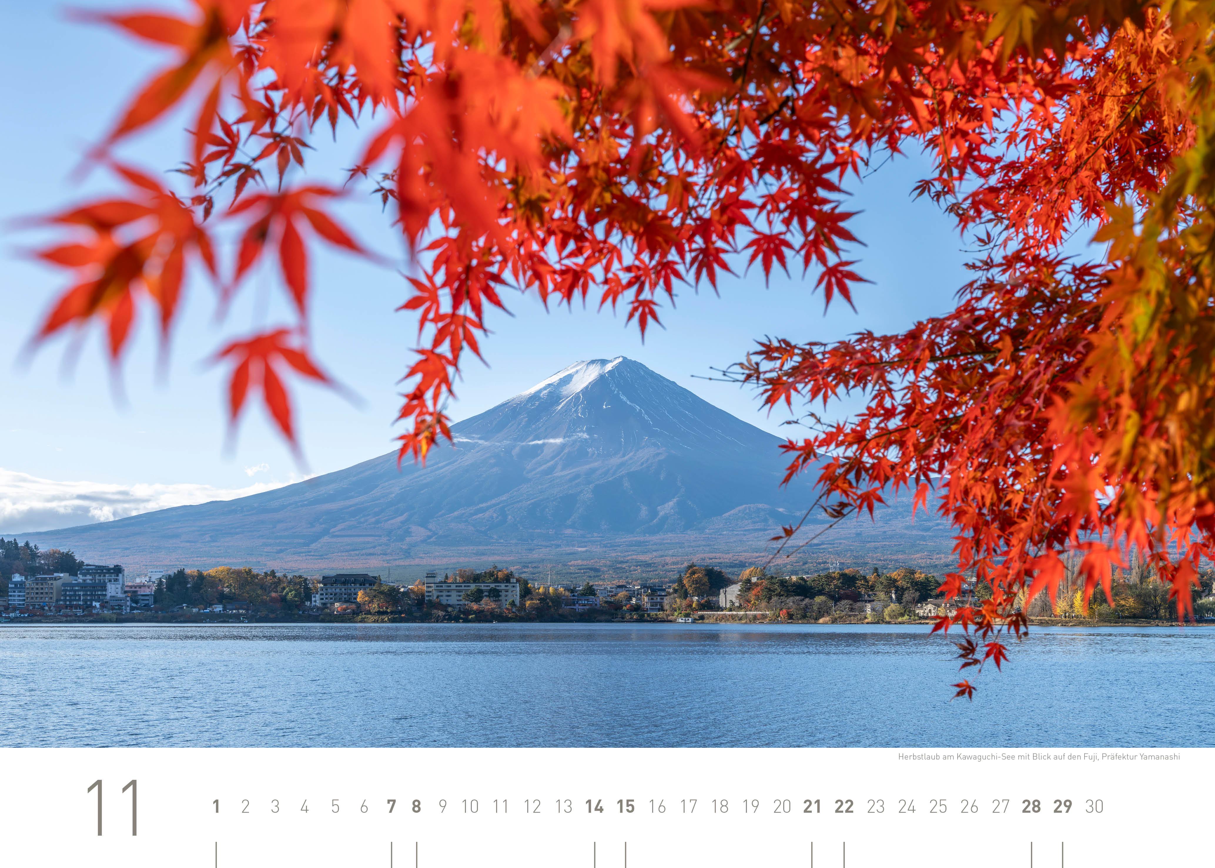 Beispielinhalt (Bild) Japan Exklusivkalender 2026