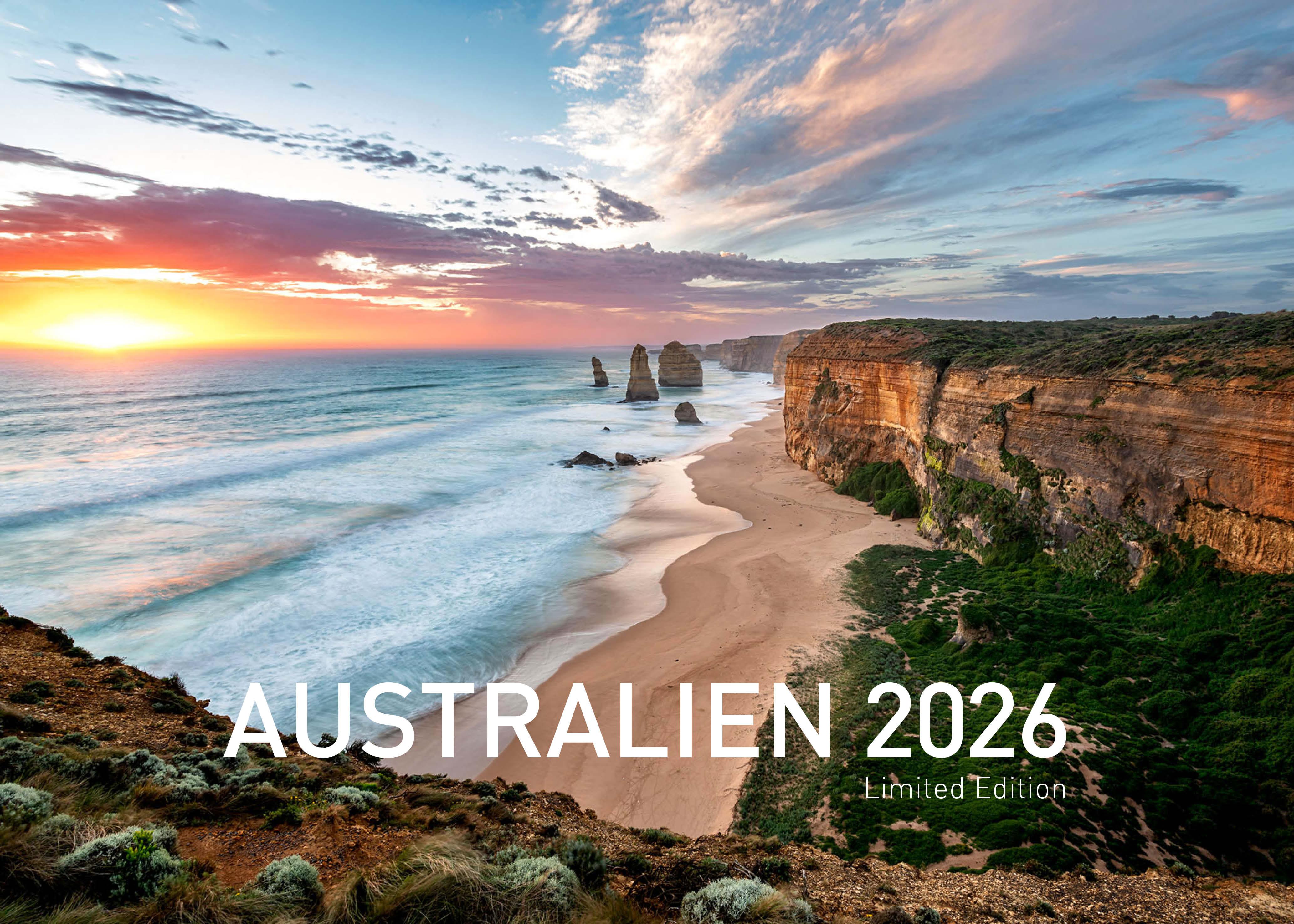 Vorderes Coverbild Australien Exklusivkalender 2026