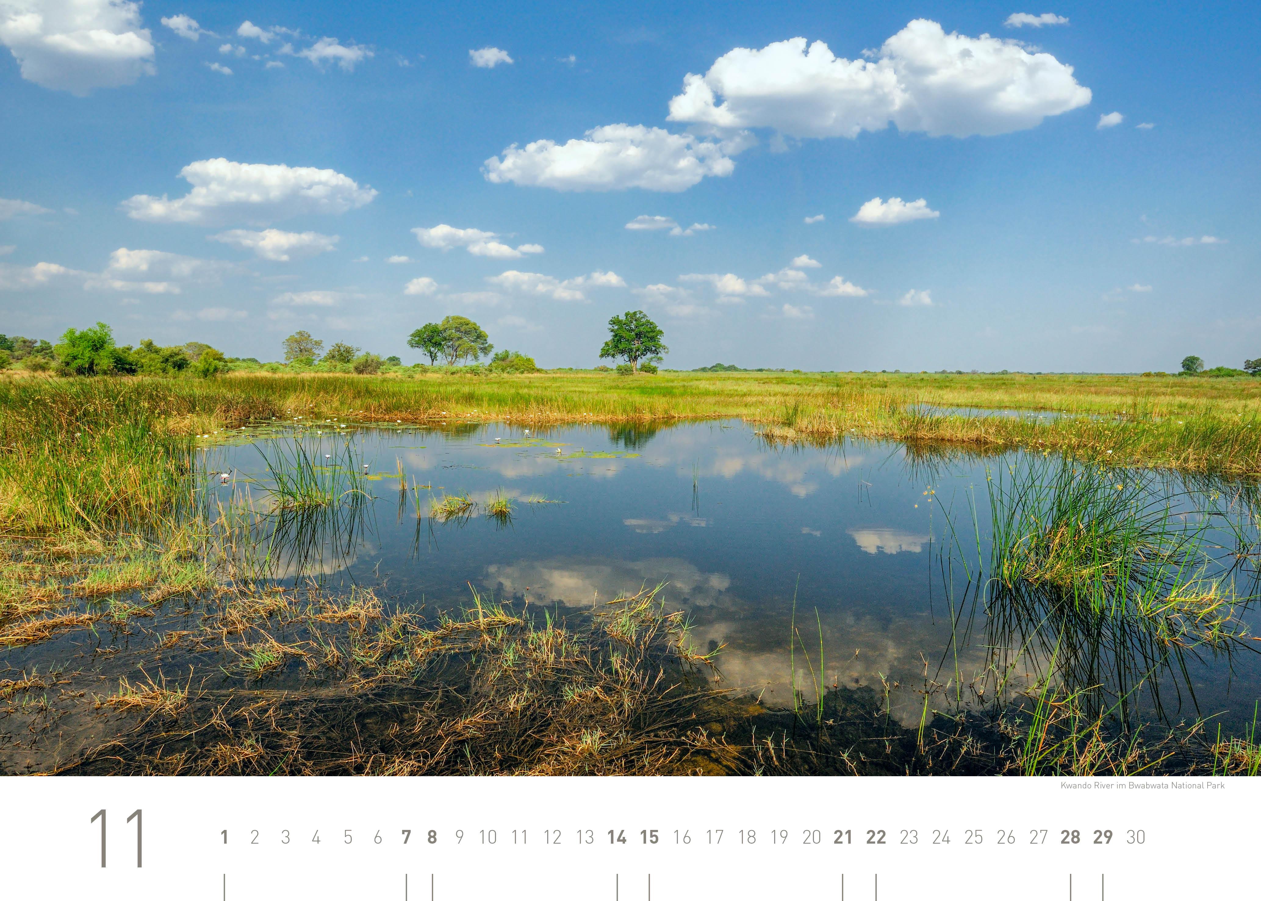 Beispielinhalt (Bild) Namibia Exklusivkalender 2026