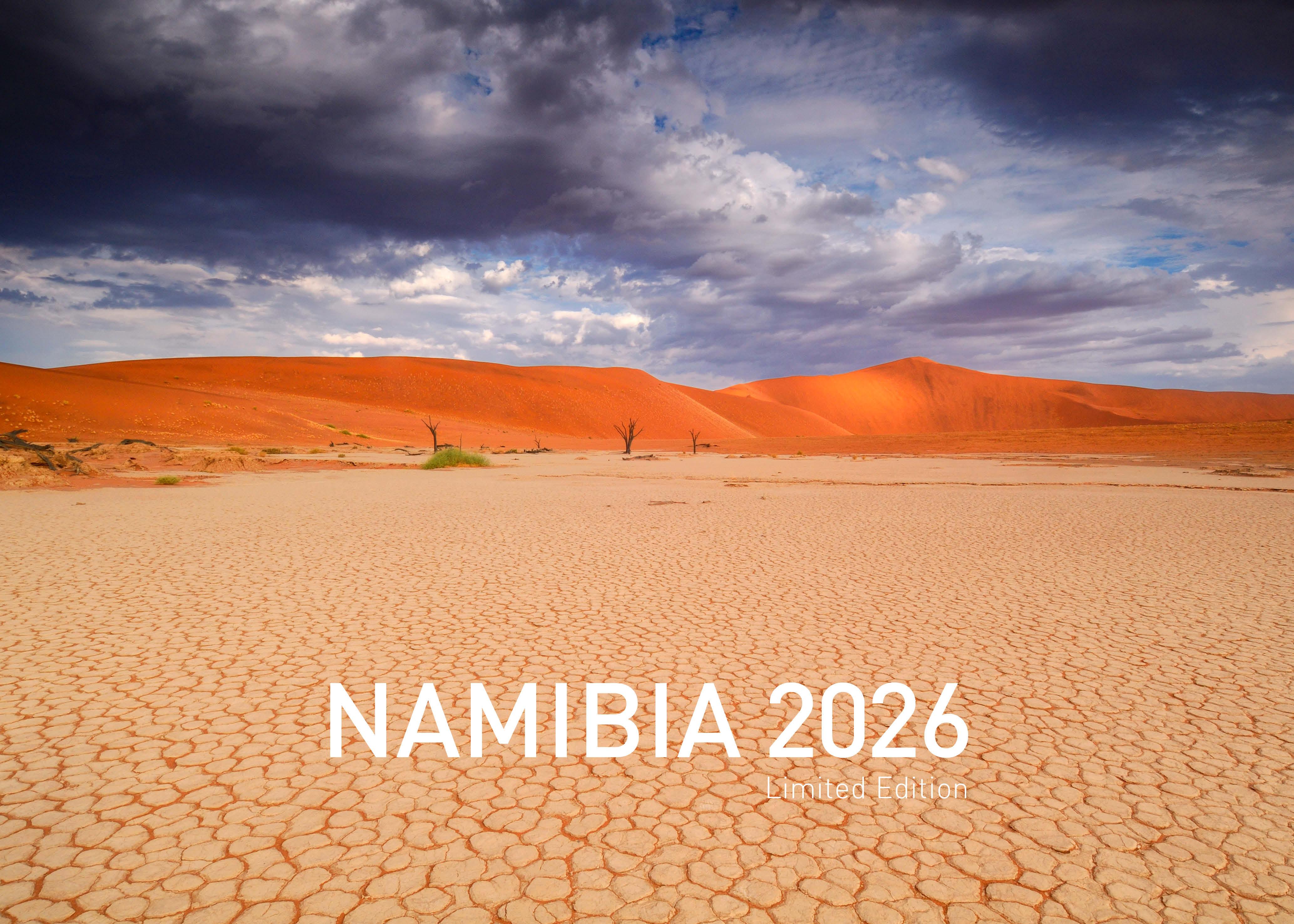 Vorderes Coverbild Namibia Exklusivkalender 2026